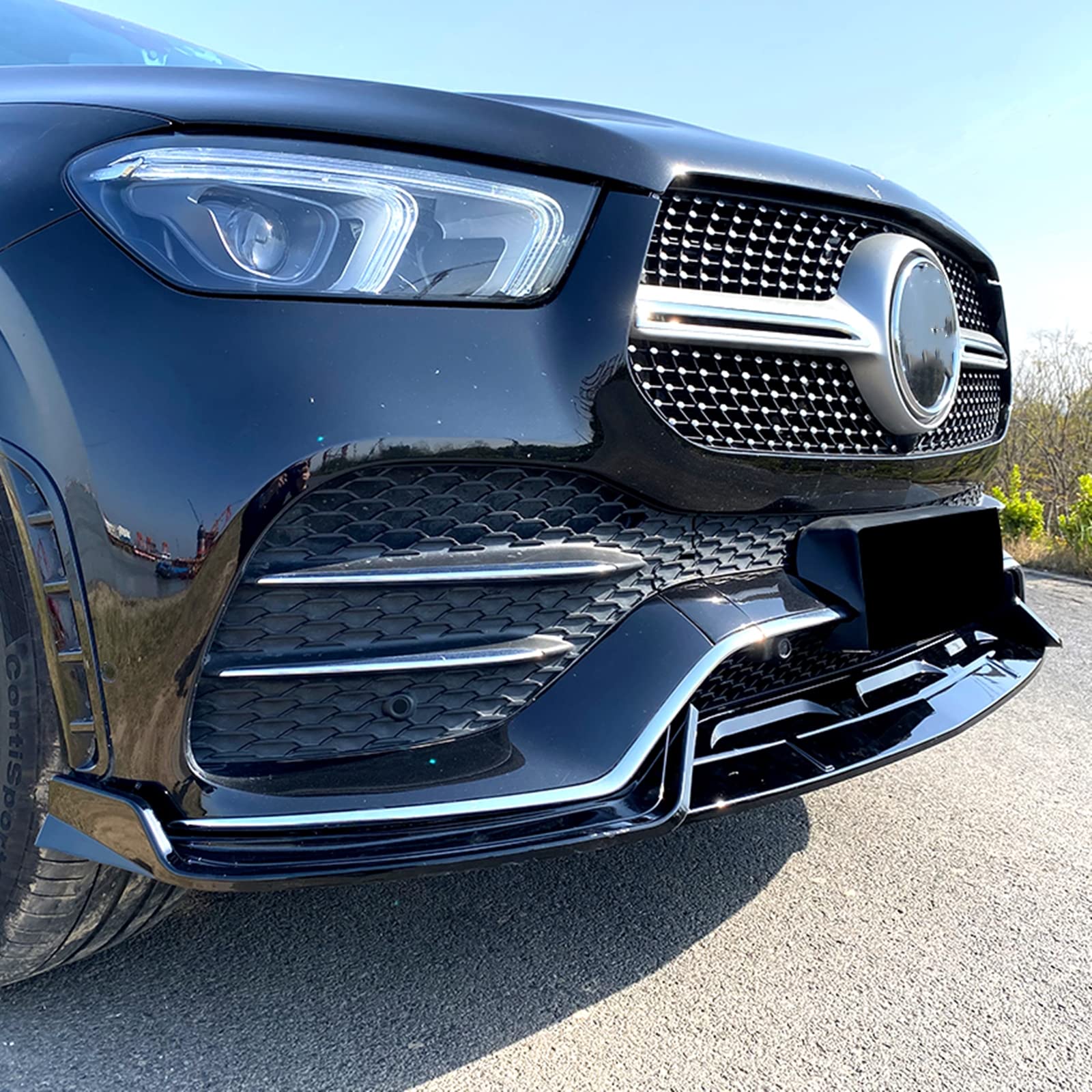 Amazon | フロントバンパースポイラーリップ メルセデスベンツ GLE