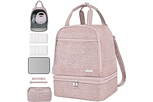 DERJUNSTR Breast Pump Bag: A Pumping Essentials Carrier for Working Moms