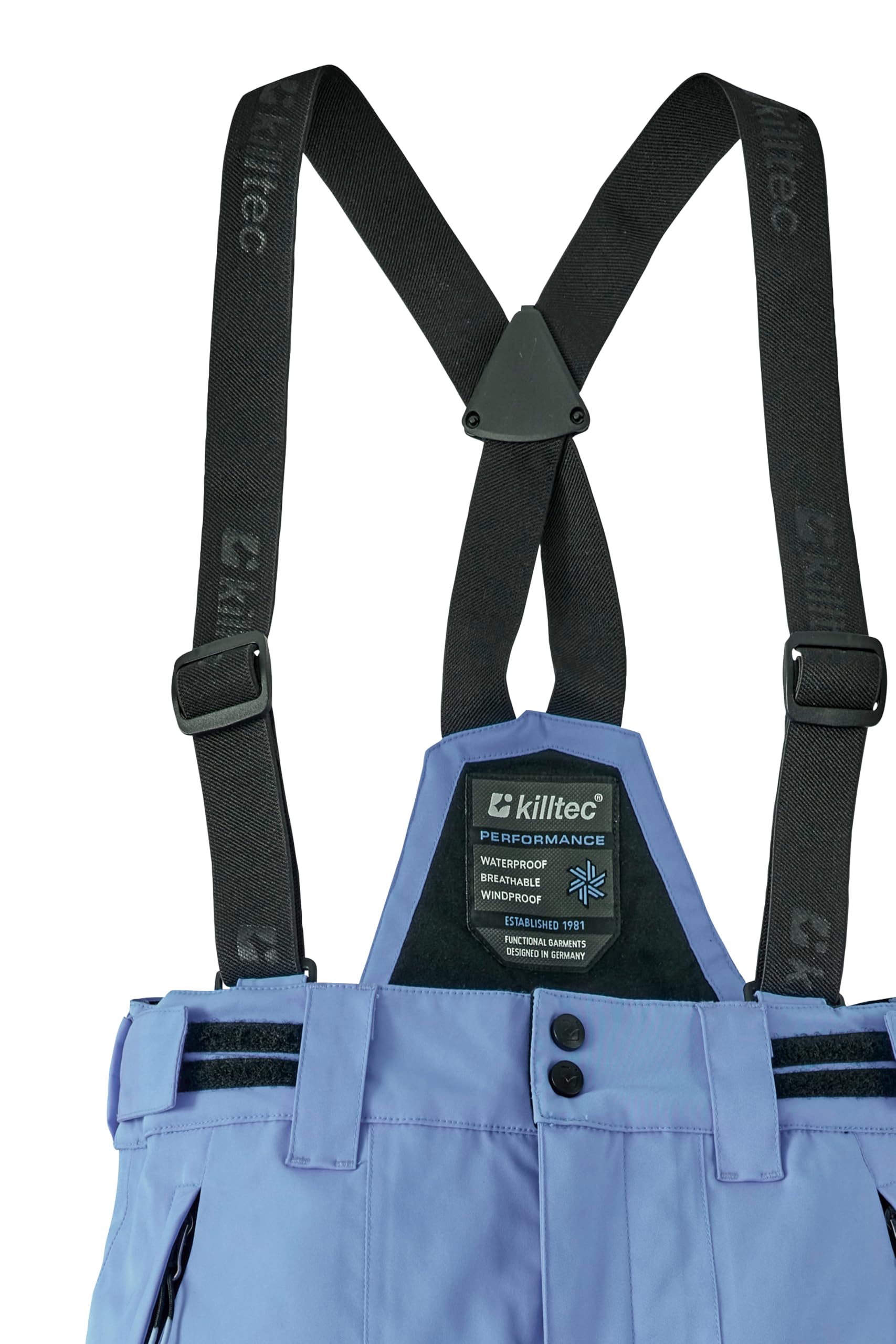 Killtec Mädchen Skihose mit abzippbarem Latz und Kantenschutz Girls Skihose 242