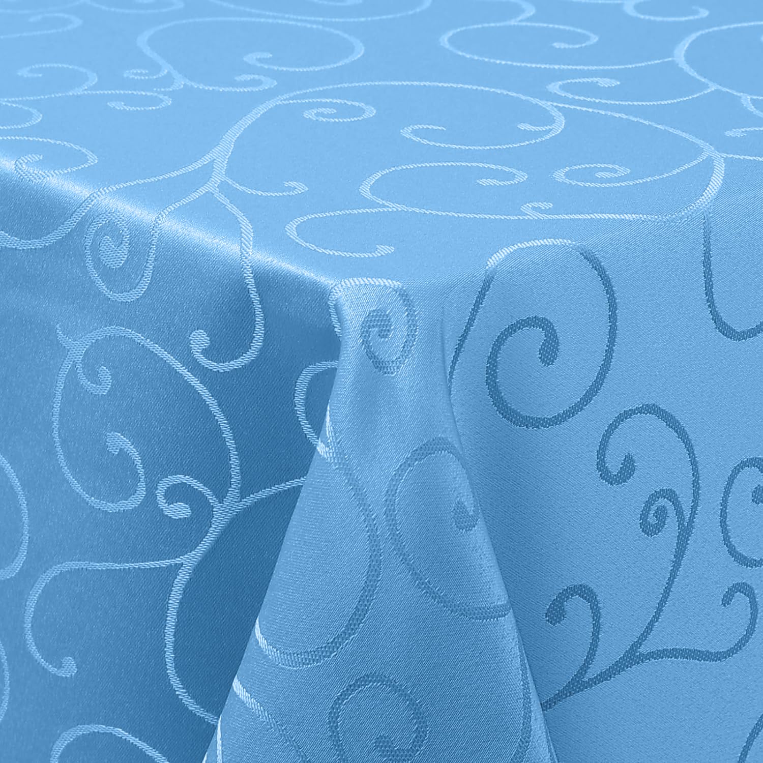 Homaxy Table Cloth Rectangular 130x160 cm, Washable Polyester Jacquard Tablecloth