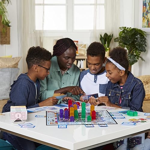 Miniatura 7 de Monopoly Builder - Juego de mesa, juego de estrategia, juego familiar, juegos para niños, juego divertido para jugar, juegos de mesa familiares, de