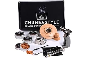 11 Pcs Deluxe Cocktail Smokers for Drinks Set