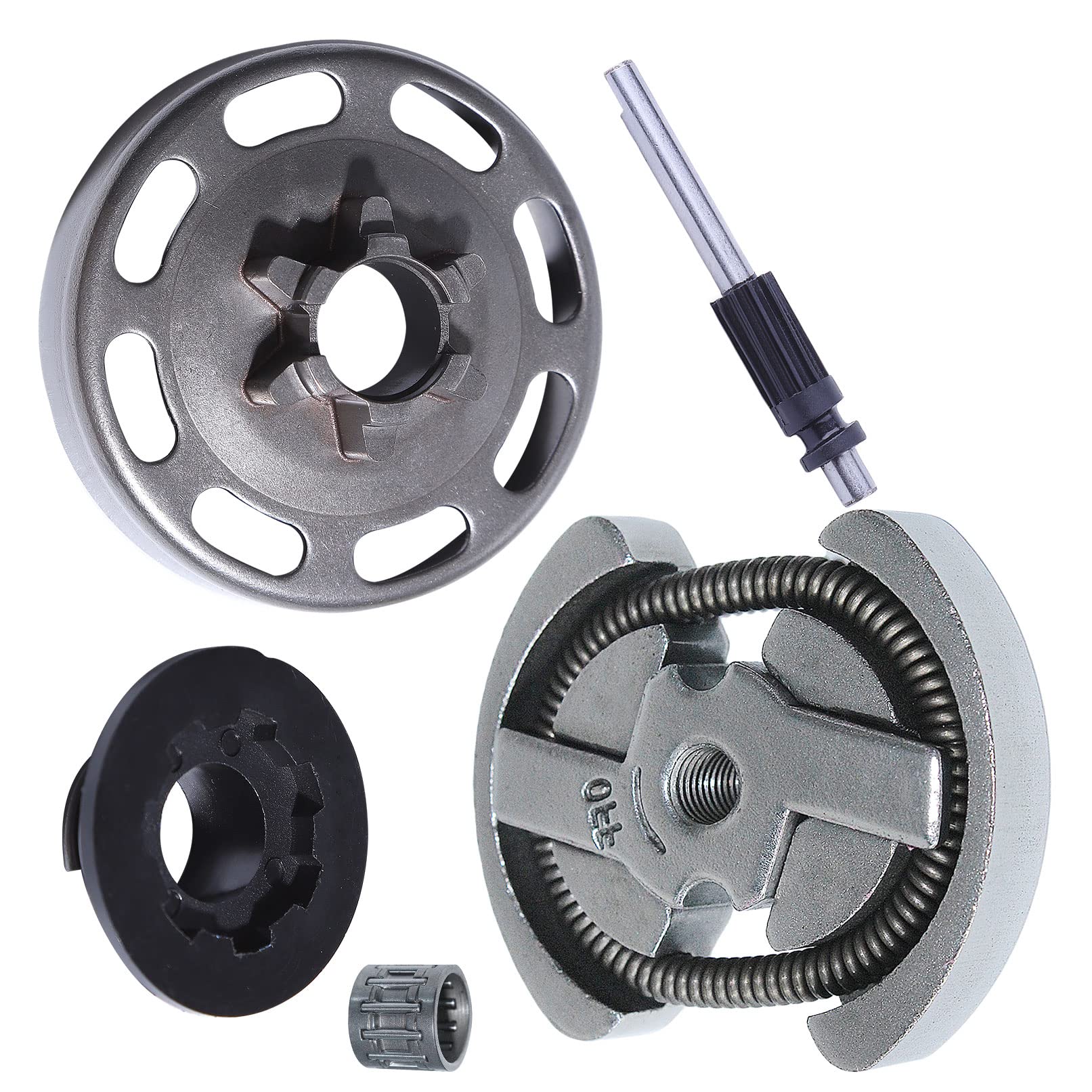 PEGGYLIN Embrague y Tambor de Embrague 7T de 325 Pulgadas con Kit de cojinete de Bomba de Aceite Apto for Husqvarna 435 435E 440 440E Jonsered CS2240 Pieza de Motosierra 505441501