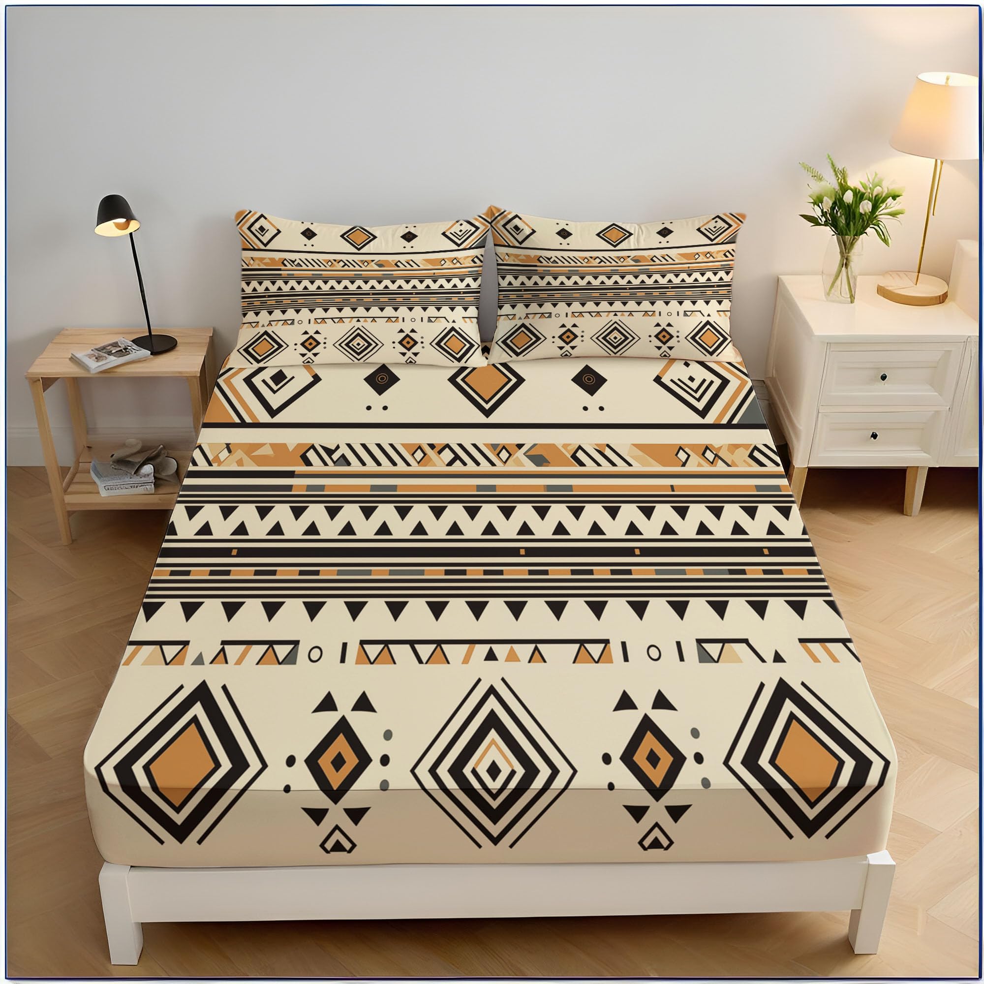 Drap housse 160x200 bonnet 30 cm pour éviter que le drap ne glisse du lit