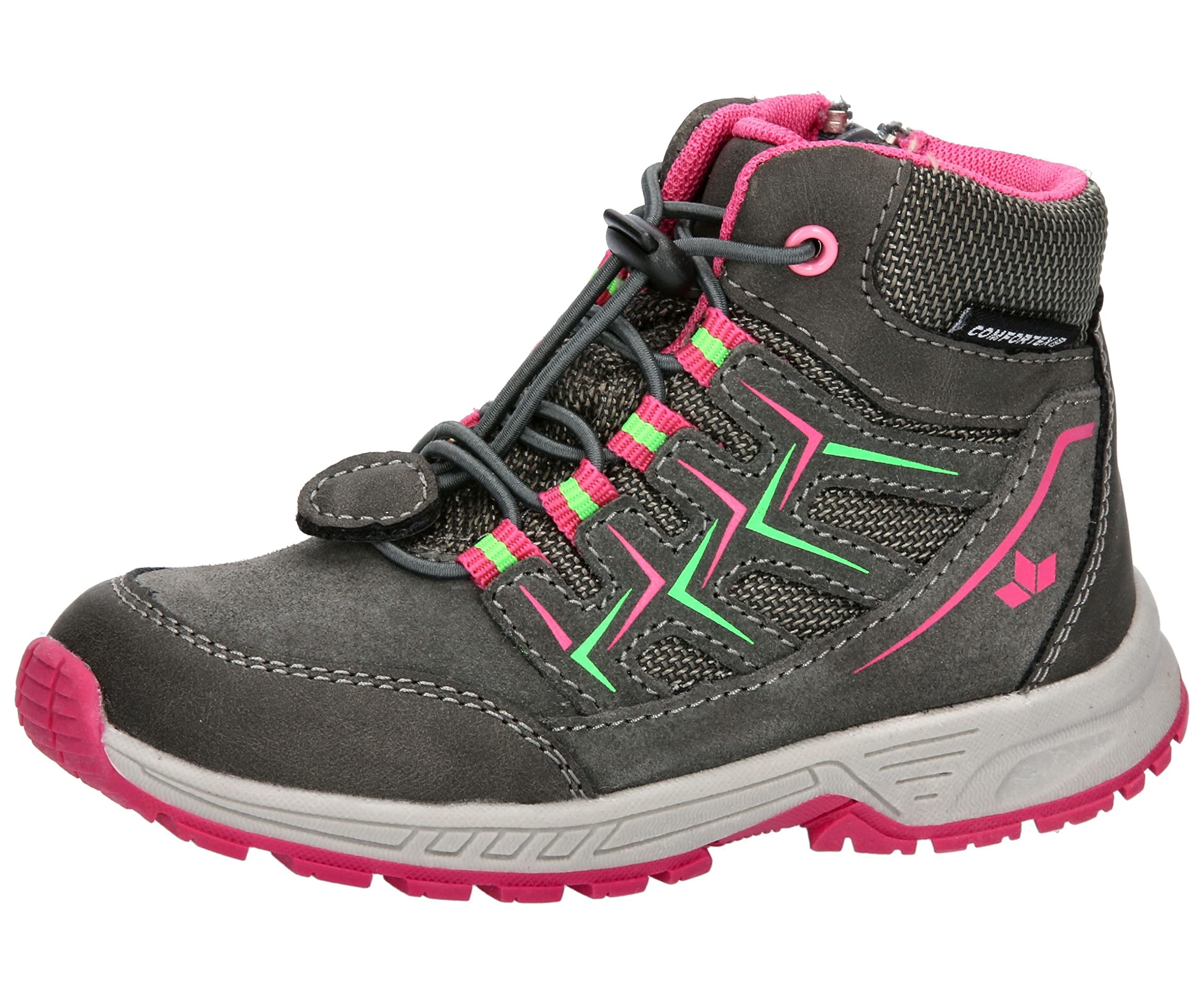 Lico Mani High Snow Boots, Anthracite/Pink, 31 EU