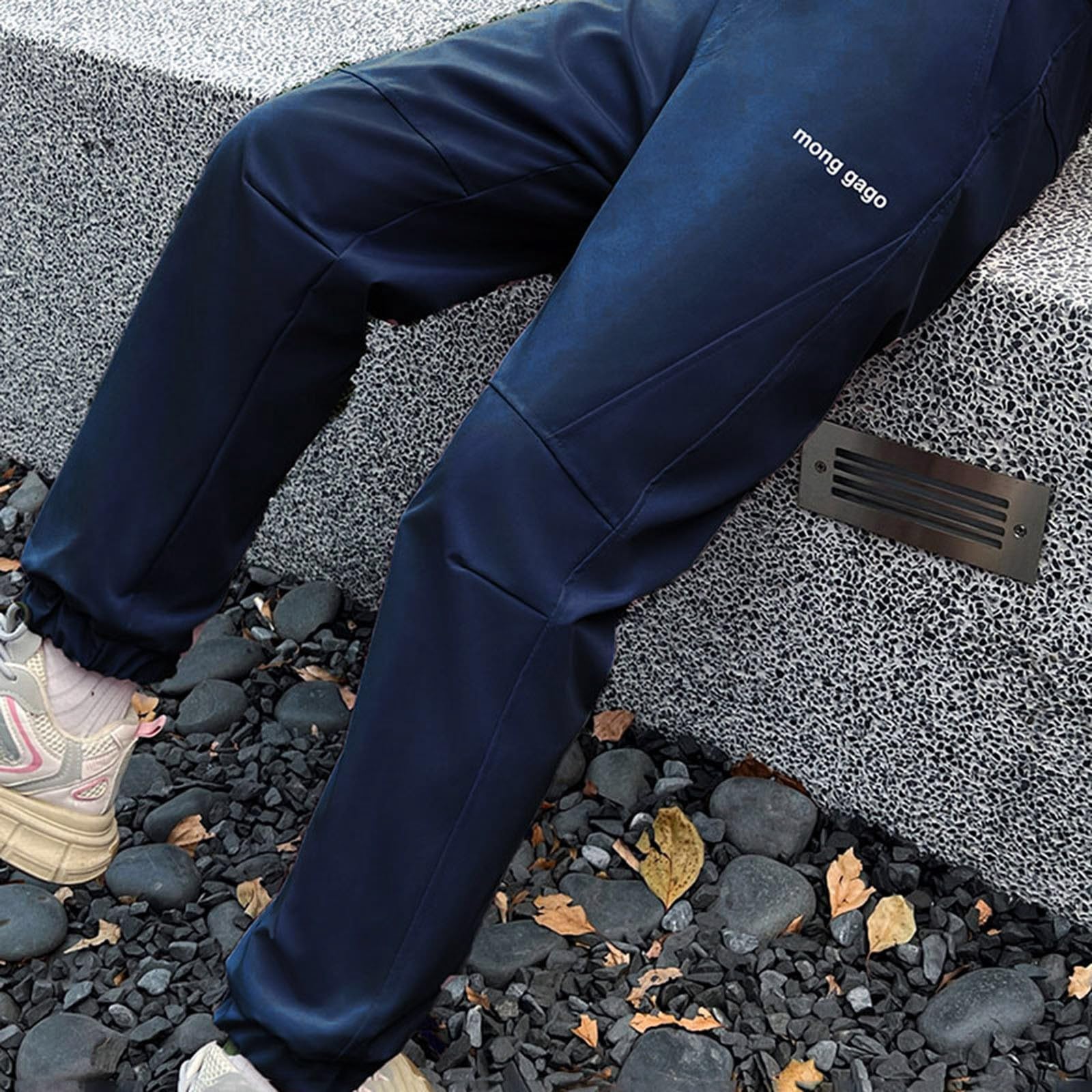 Wanderhose Jungen Mädchen Regenhose Wasserdicht Winddicht Trekkinghose Atmungsaktiv Mesh Futter Jogginghose Elastischer Bund Mit Taschen Outdoor Hose für Kinder Gr.122-164