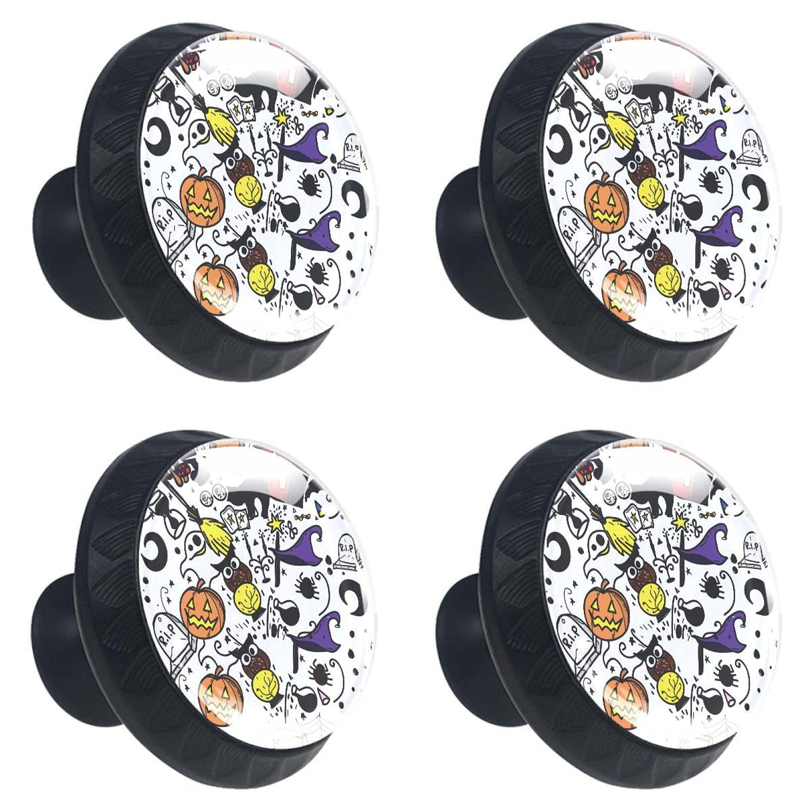 Boutons de tiroir en verre robustes et multicolores pour relooker vos placards