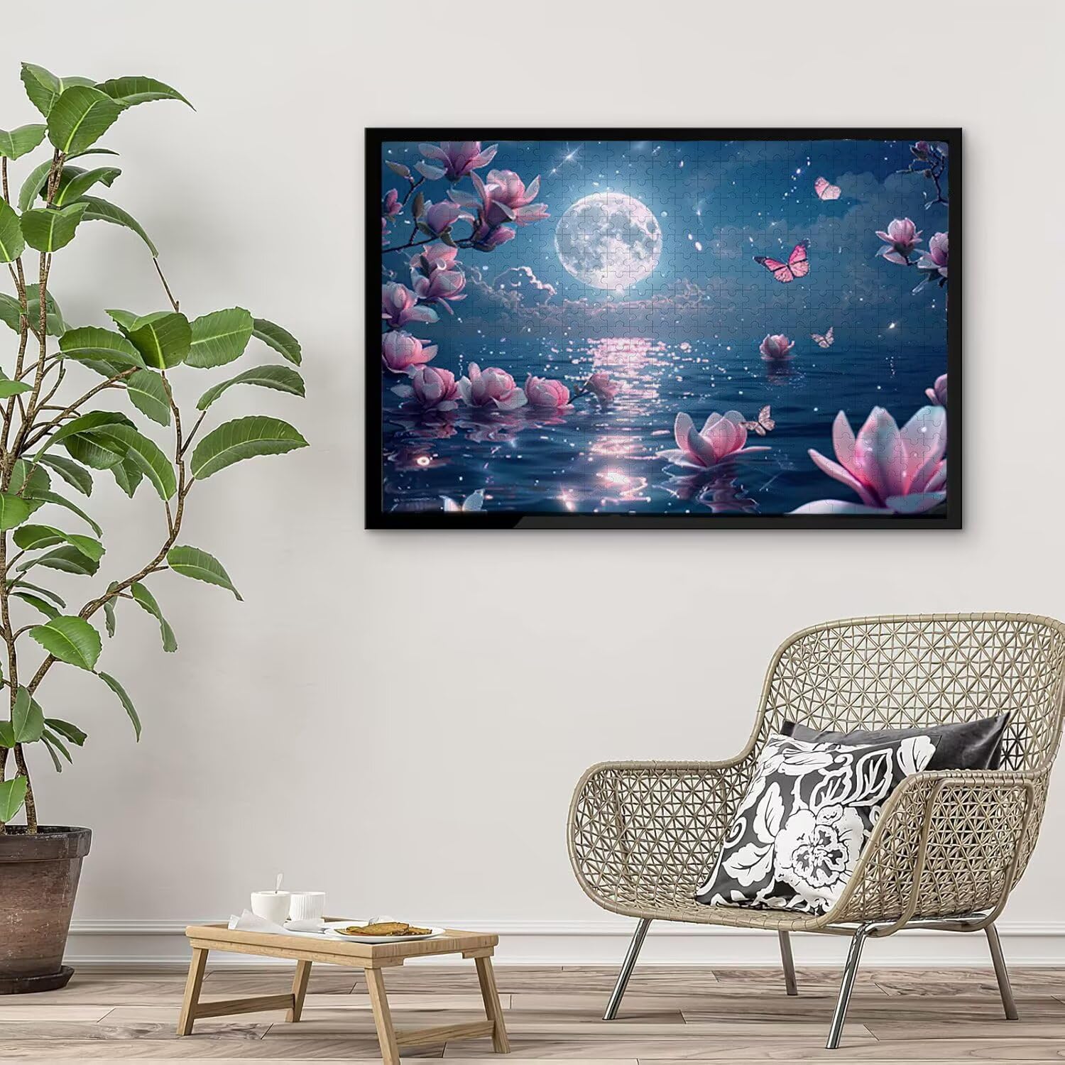 Luna Orchidea di giarda - Puzzle 6000 Pezzi per Adulti - Puzzle fai da te, Intrattenimento Creativo, Arte Moderna, Puzzle Classico per Adulti e Ragazzi dai 12 anni, Regalo Uomo e Donna 179x105cm a-926