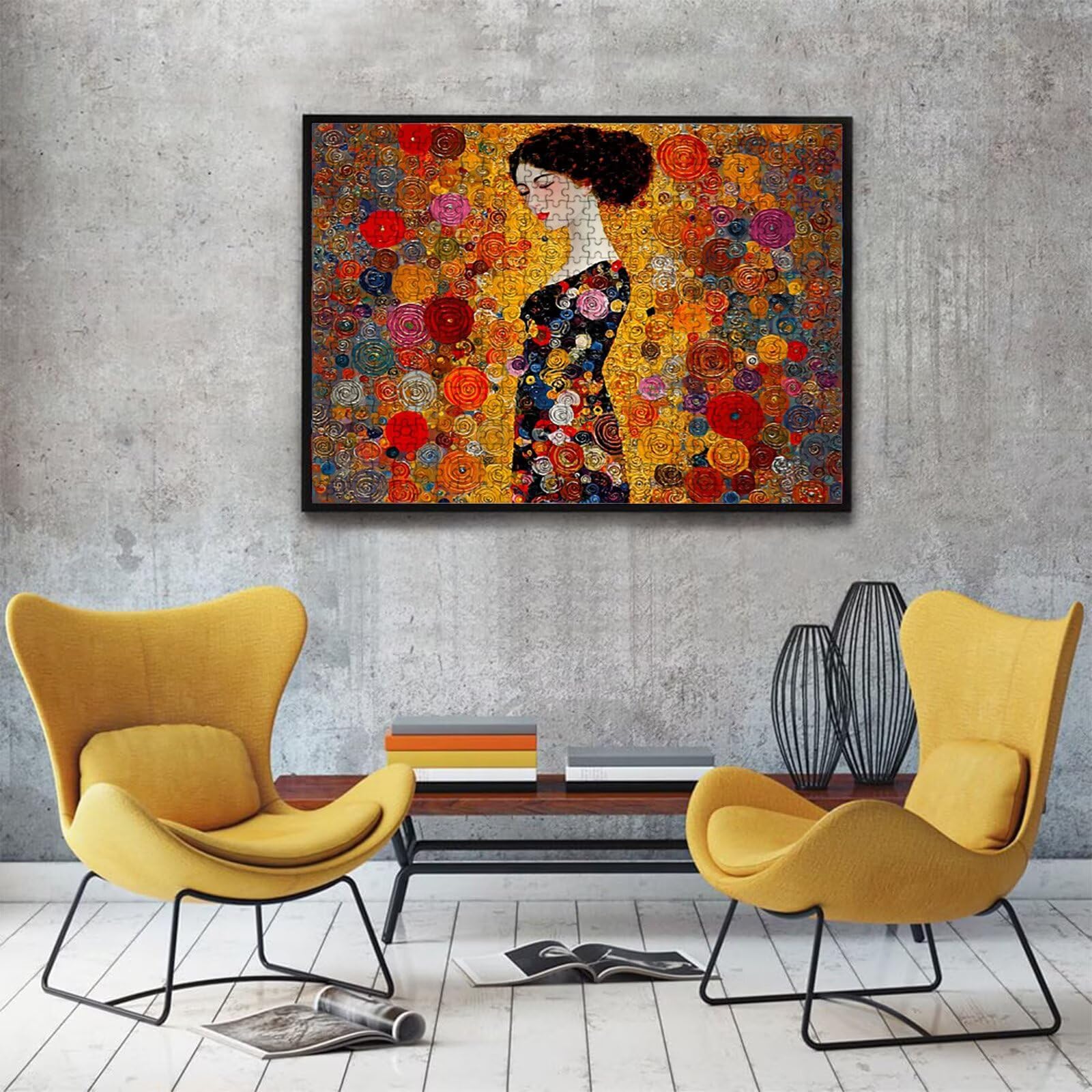 Puzzle astratto donna, Puzzle Adulti 3000 pezzi, Puzzles Legno con Squisita Scatola di Imballaggio, Rompicapo per Esperti con Incastro Perfetto, Stampa Alta Definizione, Regalo per Adulti W3H-664
