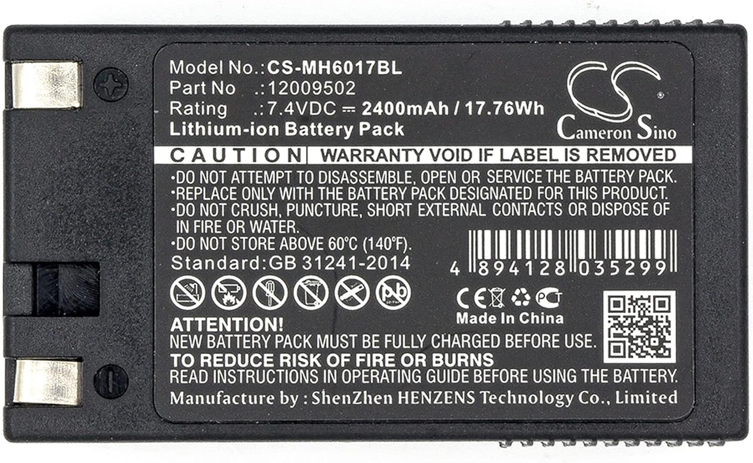 Cameron Sino Battery for Sierra Sport 2, Sport 9460, Pathfinder 6032 603 6039 6057, Monarch 6017 Handiprint 6032 6032 Pathfinder 6039 6039 Pathfinder 9460 Sierra Sport Sierra Sport 2