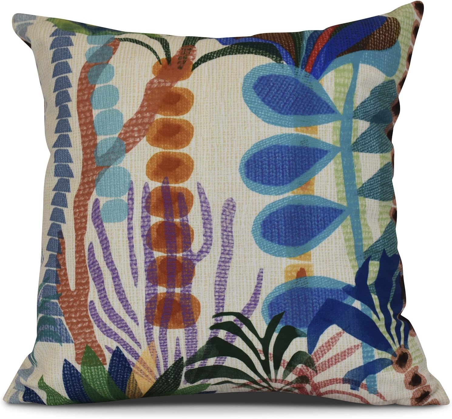 tropical print pillows