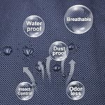 5 Pack Garment Bags for Hanging Clothes, 40 Inch Suit Bags with Zipper and Clear Window for Travel and Clothes Storage, Breathable Garment Covers for Suits Coats Uniforms Shirts