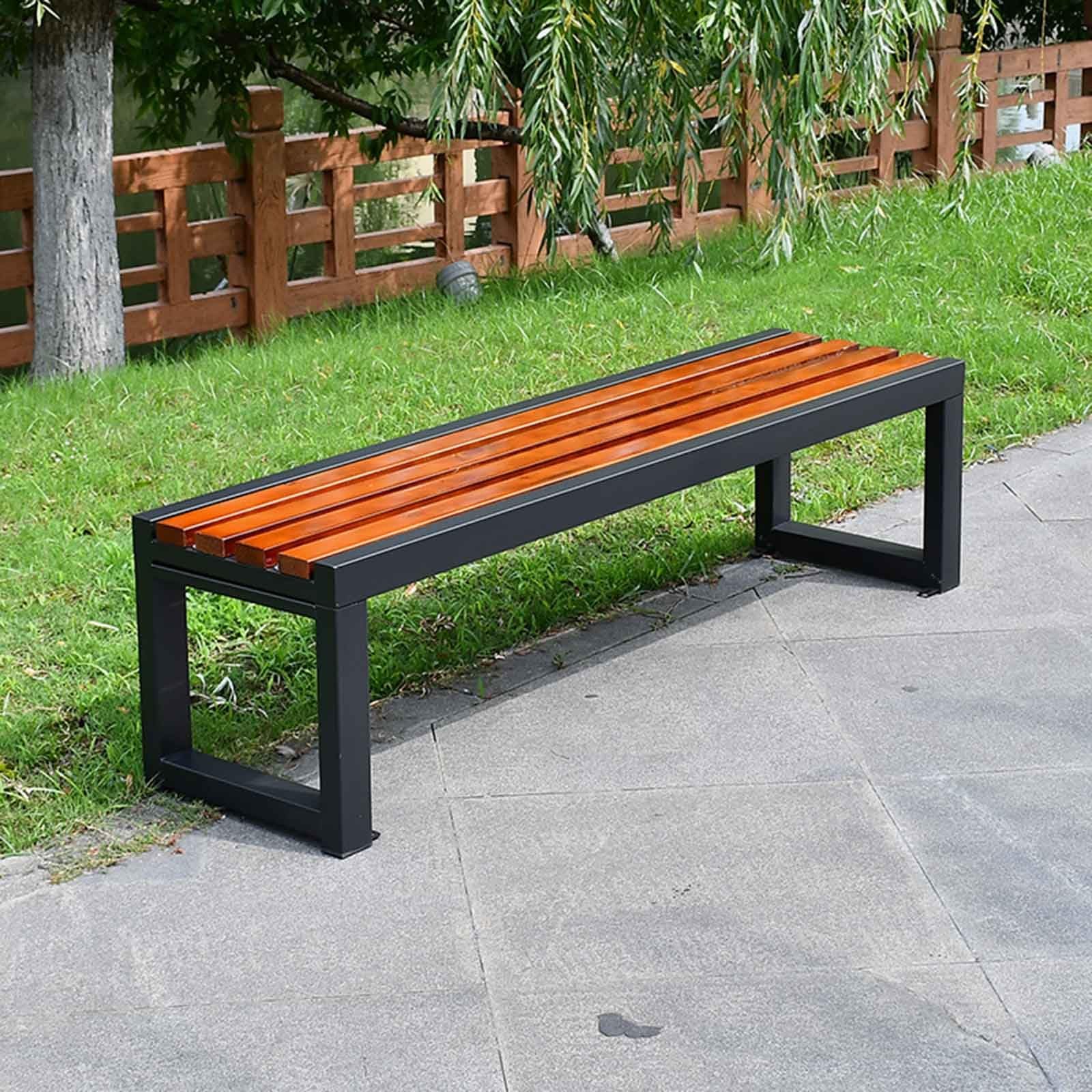 Banc de terrasse résistant aux intempéries pour petits espaces extérieurs