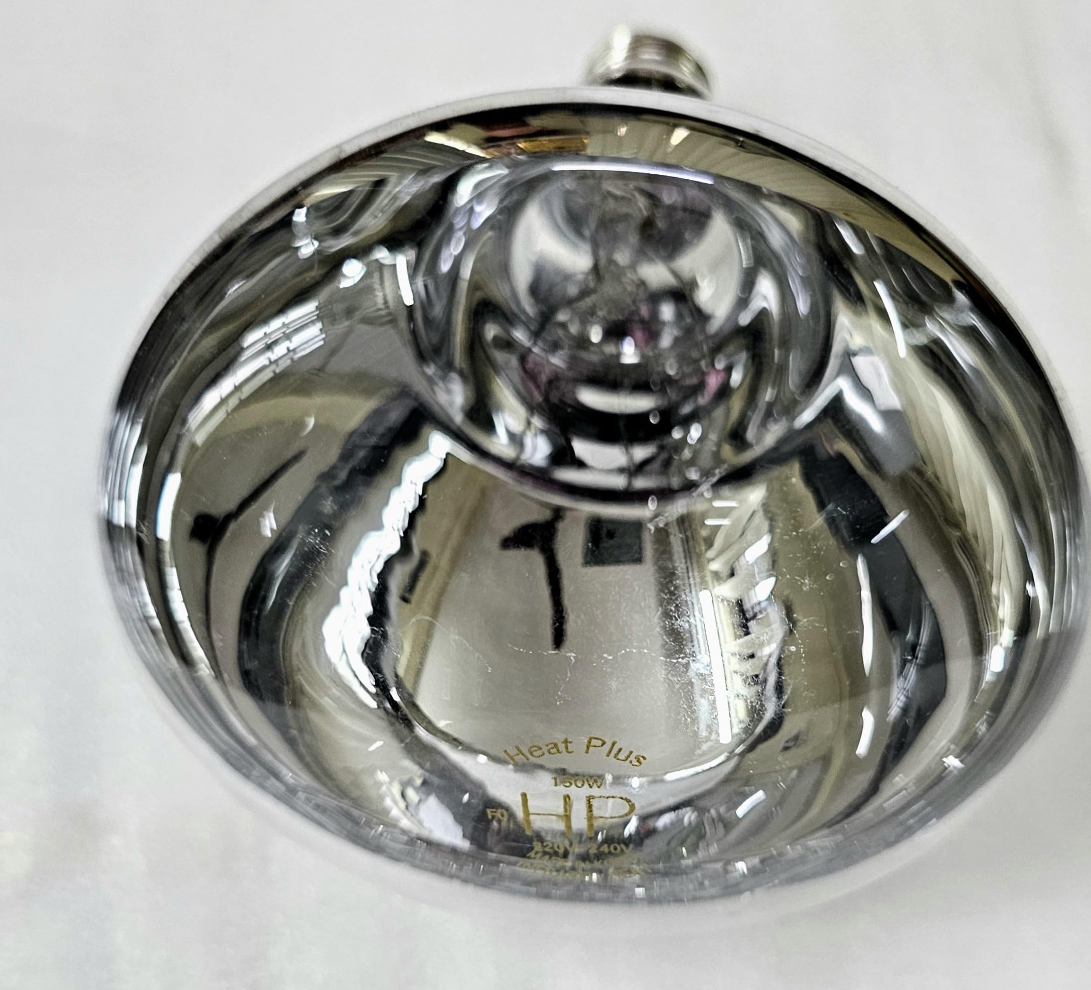 Aura Heat Energy- Heat Plus Infrared Therapy Lamp, Clear with reflector, 230V, 150W