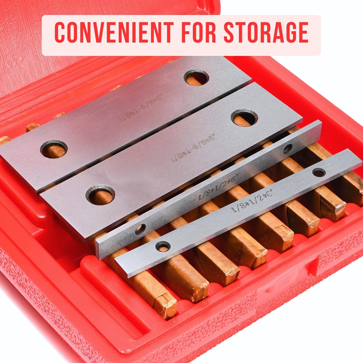 10 Pairs of Parallels, 1/8” Vise Machinist Parallels Set, Alloy Steel Parallel Machinist Tools