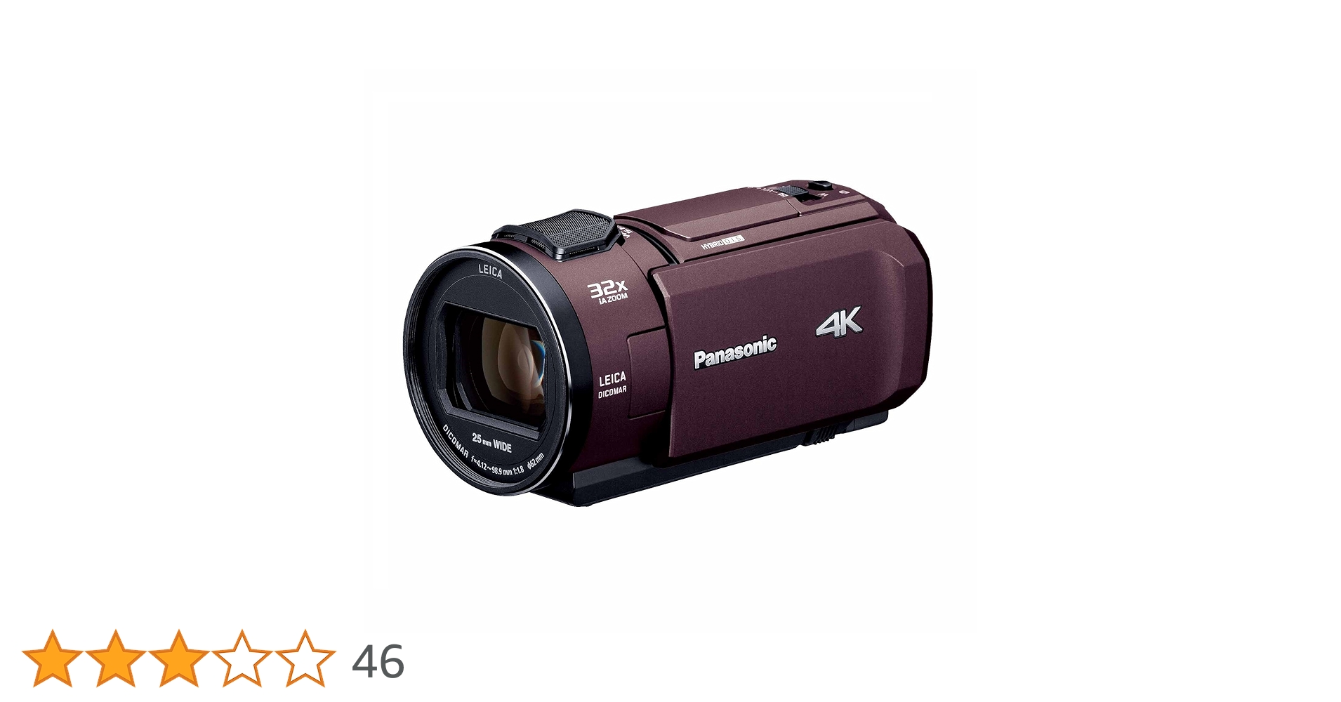 Amazon.co.jp: パナソニック 4K ビデオカメラ VZX1M 64GB あとから補正