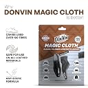DonVin Magic Cloth – 100 Uses, Pack of 2 | Instant Leather Shine & Polish Wipe | Cleaning Cloth for Boots, Shoes, Bags, Furniture & Car Interiors – Reusable, Travel-Friendly & Suitable for All Colours gallery image