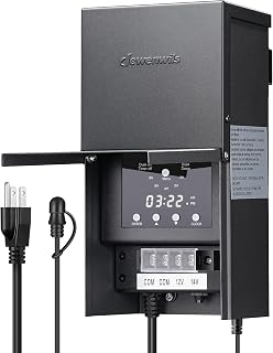 DEWENWILS 200W Low Voltage Landscape Lighting Transformer