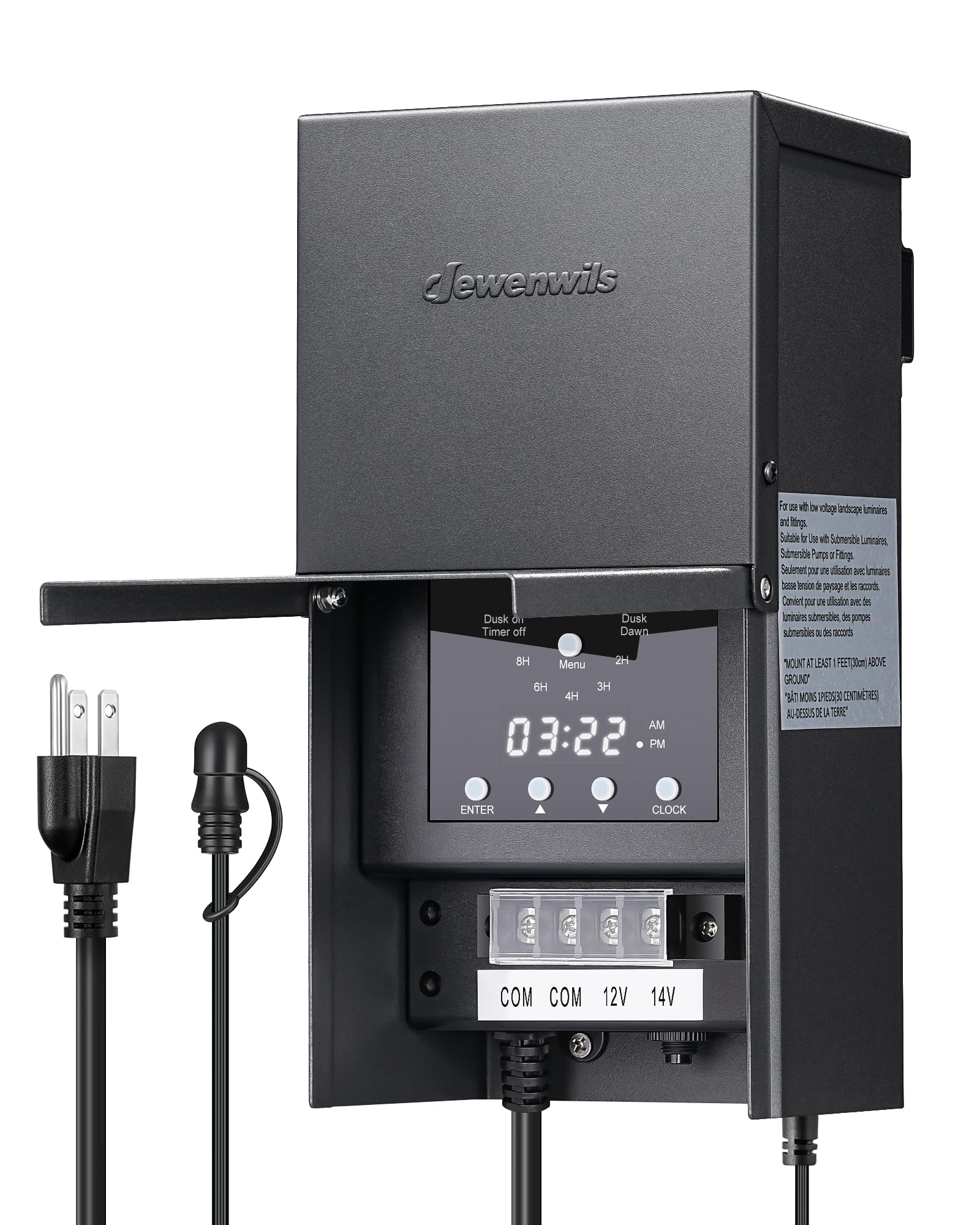 Photo 1 of DEWENWILS 200W Low Voltage Landscape Lighting Transformer