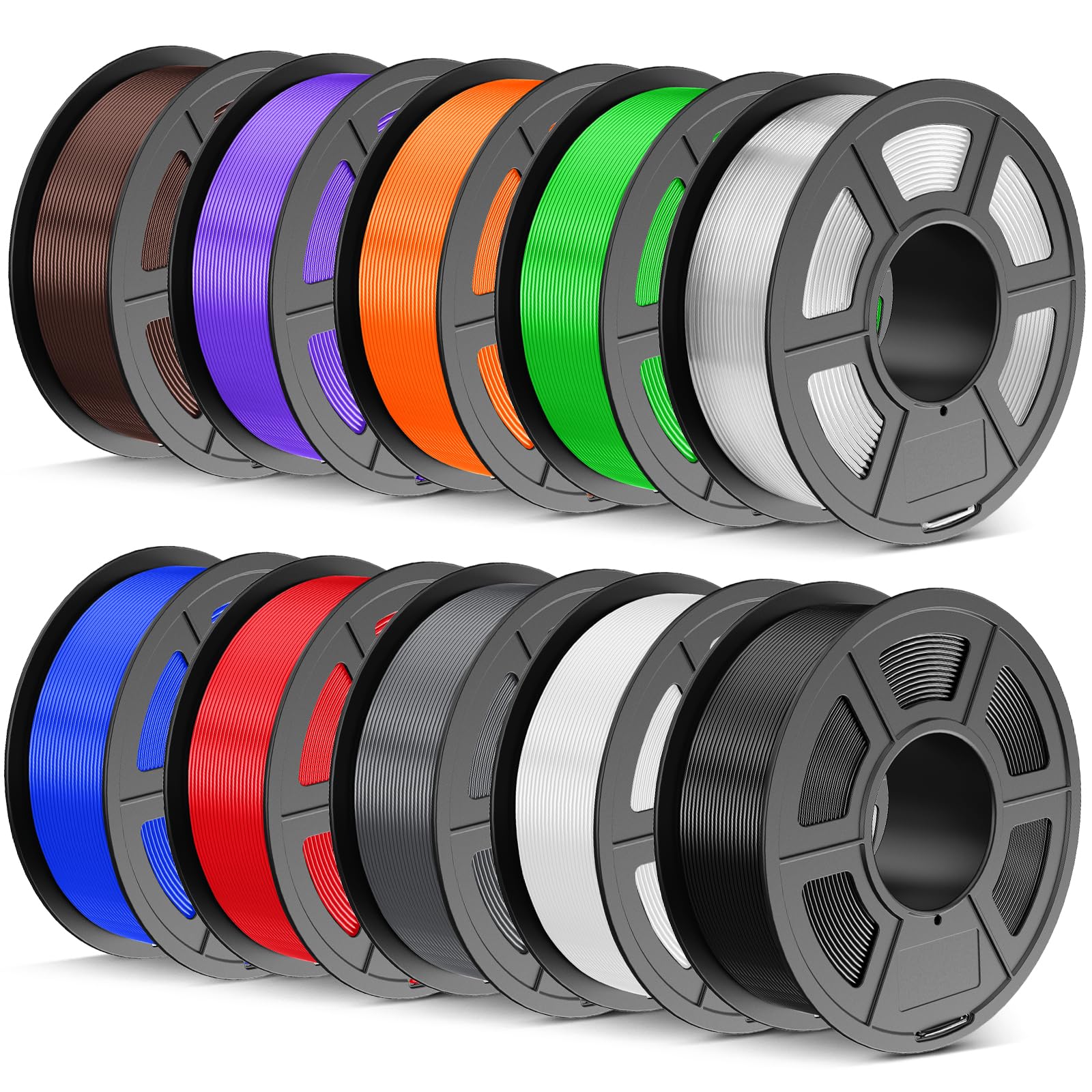 TECBEARS PETG Filament 1.75 mm, Stärker Zähigkeit PETG 3D Drucker Filament, Maßgenauigkeit +/- 0,02 mm, Kompatibel mit FDM Drucker