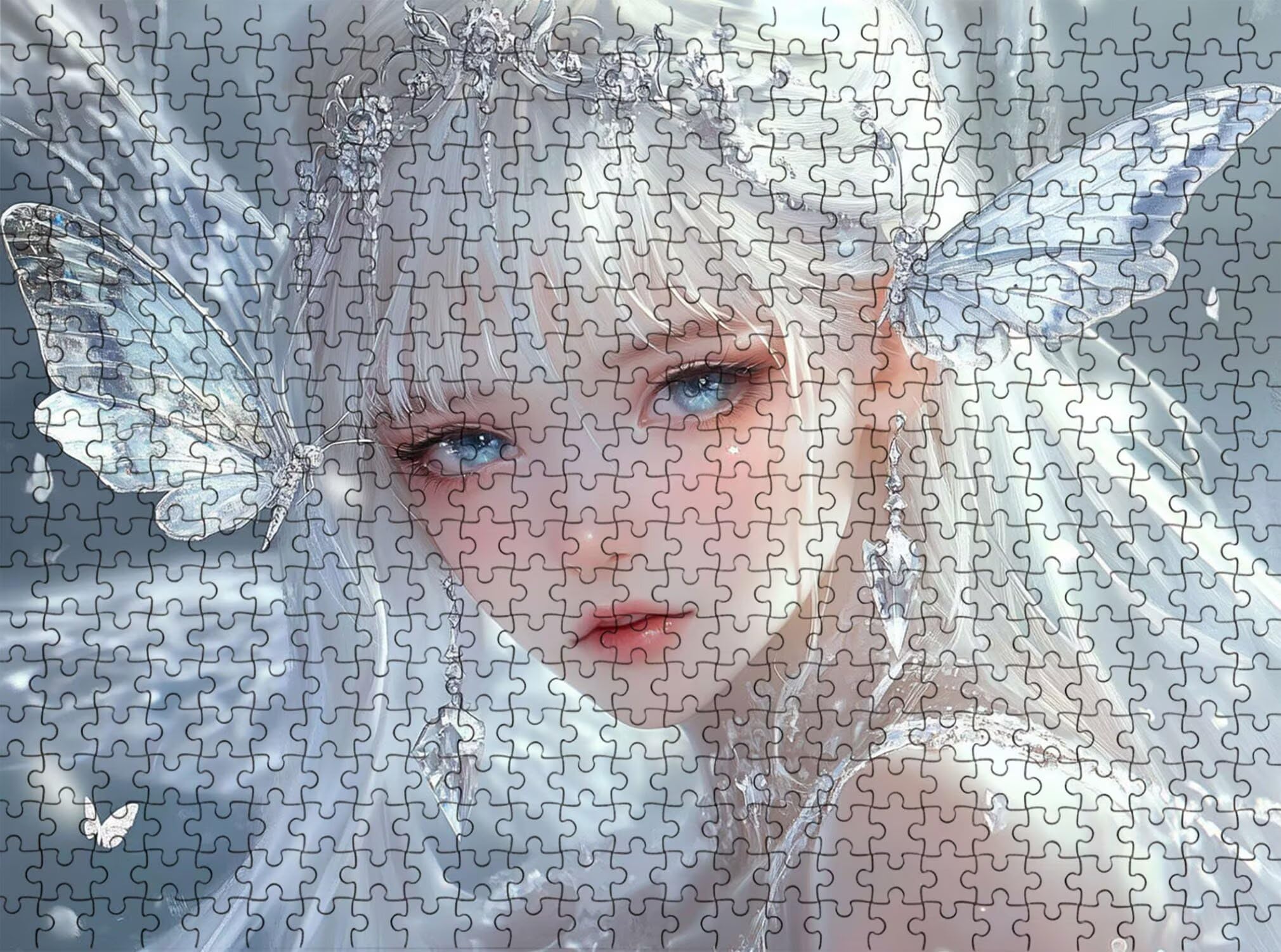 Bellezza cartone animato Puzzle 4000 Pezzi per Adulti, Puzzle in Legno -Collezione Classica con Poster Incluso - Sfida di Concentrazione e Passatempo Antistress, Gioco per Famiglia, 141 x 87 cm f0-743