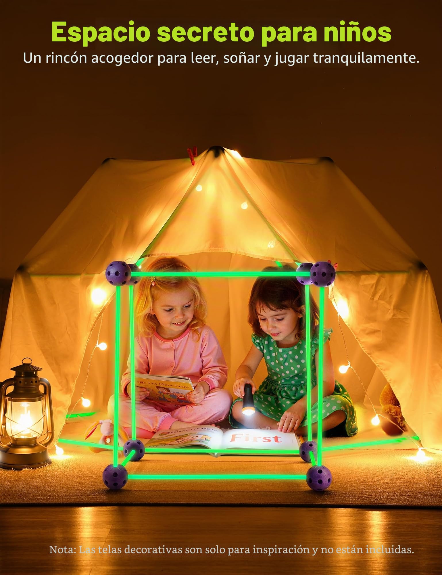 besrey 133 piezas de construcción de cuevas para niños, set de construcción de cuevas, cueva para niños, juguete de construcción creativa para interior y exterior, tienda de juegos DIY, juguete de