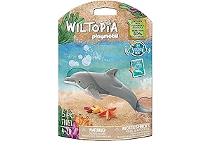 Playmobil Wiltopia Dolphin Animal Figure: A Captivating Replica for Young Nature Enthusiasts
