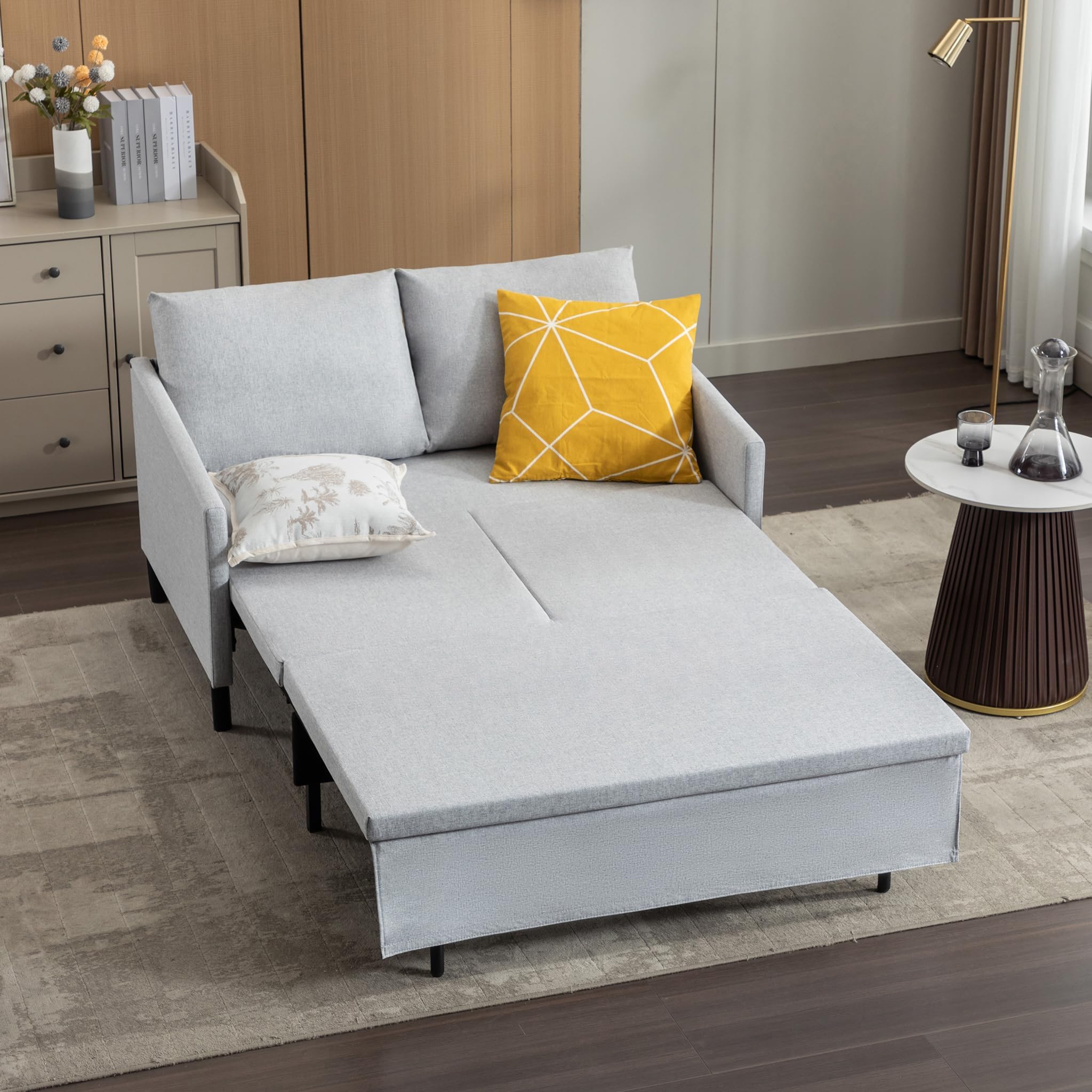 LAVHOME Sofa, Convertible Futon Sleeper sofabed,Space