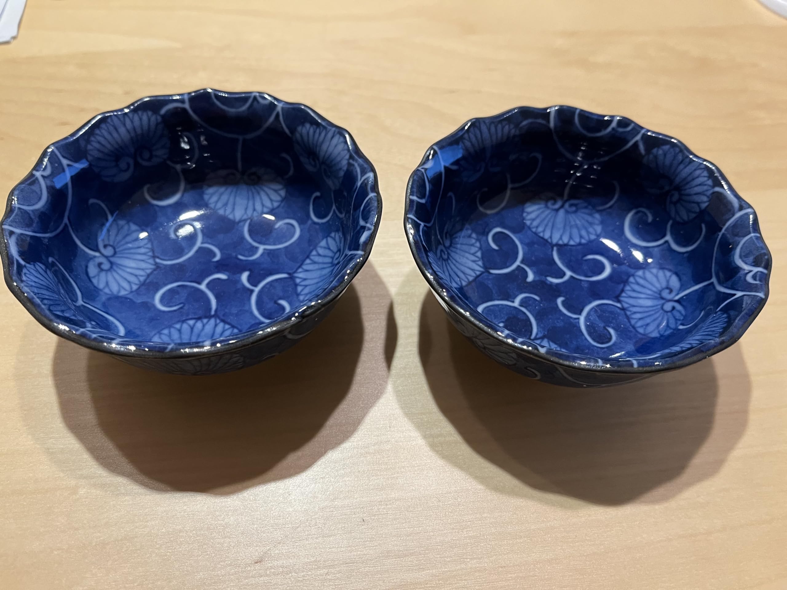 North American Trading 2 Pieces Porcelain Soy Sauce Dishes/Bowl, Made in Japan