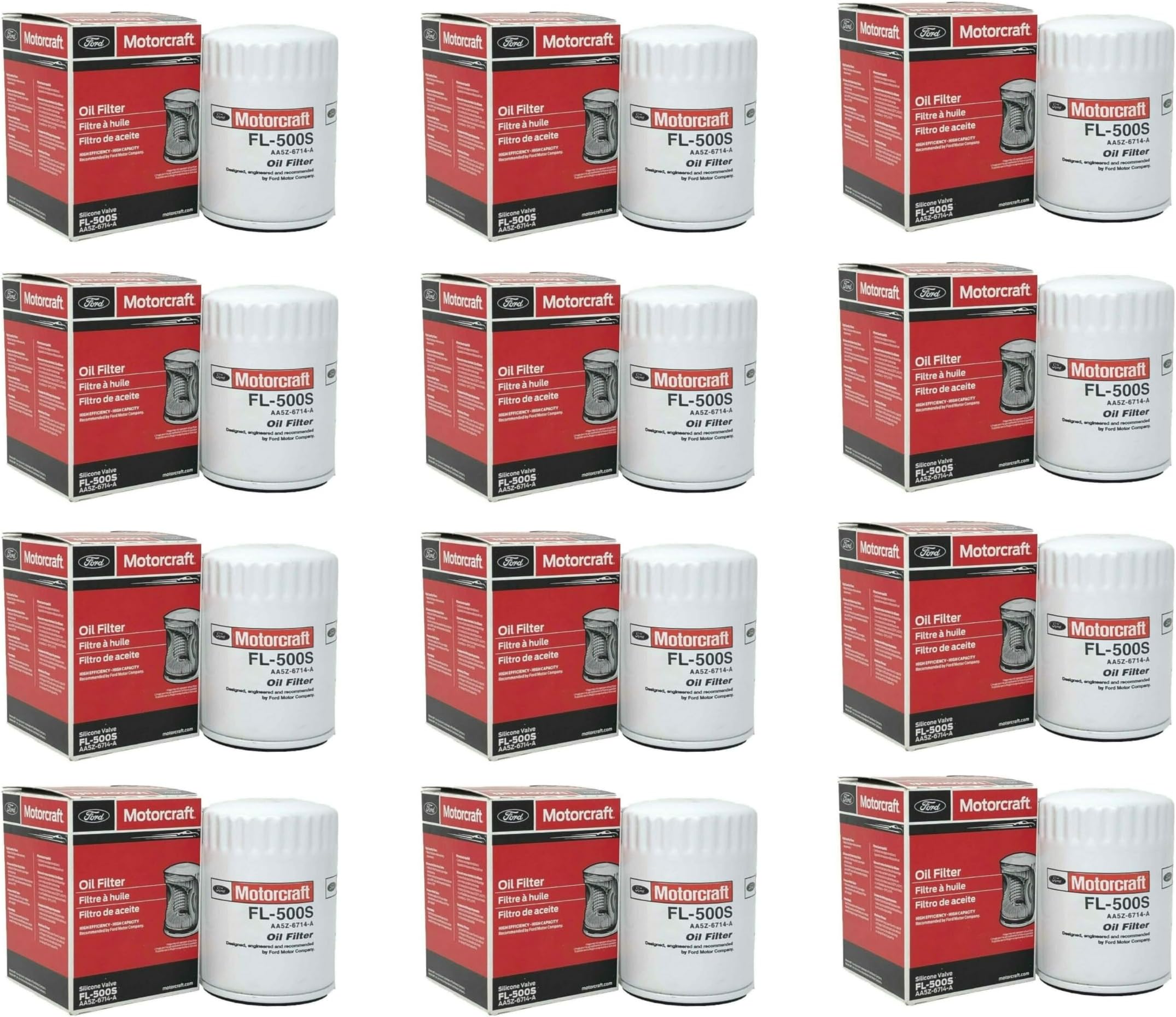 Motorcraft FL500S Original Version Oil Filter (Pack of 2