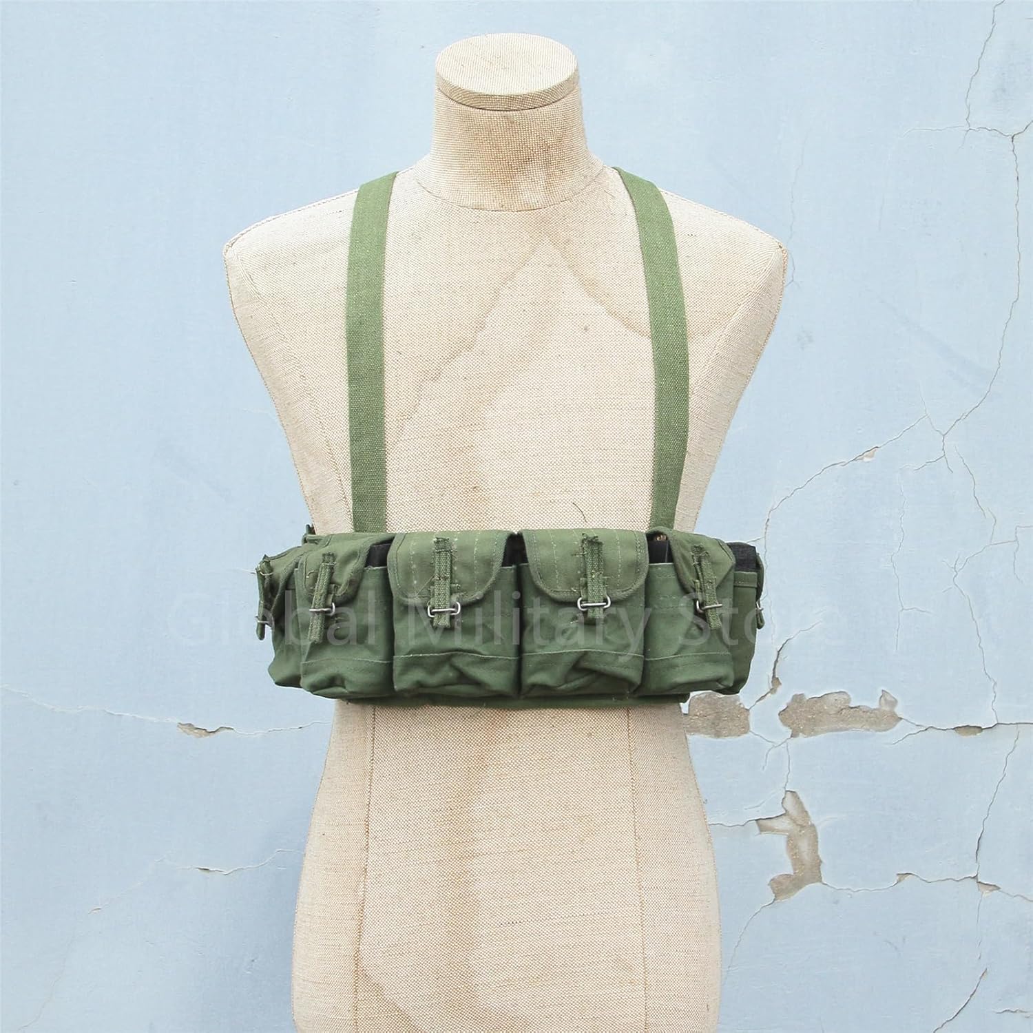 Original Military Surplus Soviet Army Type 85 SVD Chest rig Old New Stock No Used Pouch for SVD Magazines