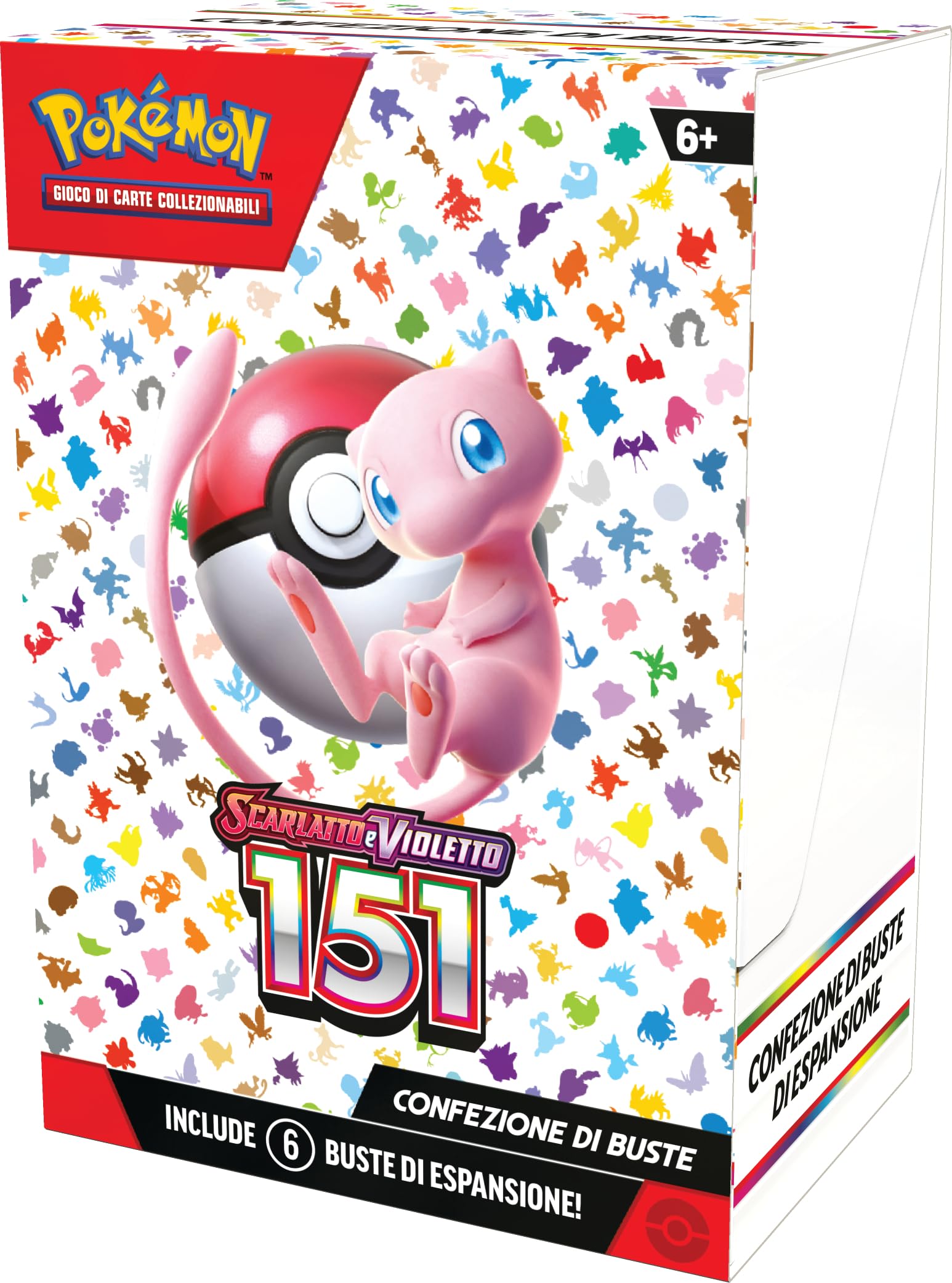 Confezione di buste dell’espansione Scarlatto e Violetto - 151 del GCC Pokémon (sei buste di espansione), edizione in italiano