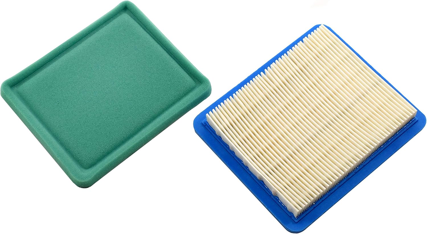 HQRP 20-Pack Air Filter Cartridge 491588S w/Pre-Filter compatible with Briggs & Stratton 3.5-6.75 HP Quantum Engines 625-1575 Series 625 650 675 625e 675e 675ex 725e 725ex Series Lawn Mower Engines