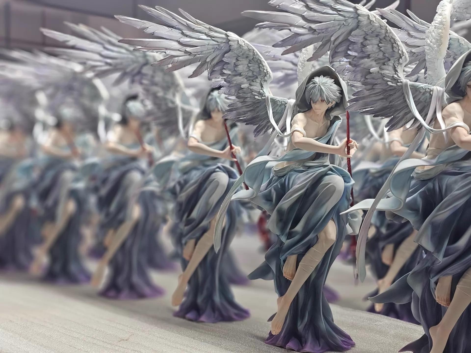 Amazon.co.jp: 渚カヲル 天使ver 1/6スケール ガレージキットシーンの