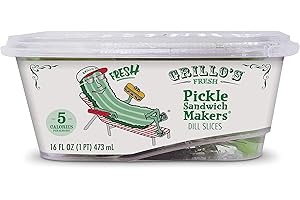 Grillo's Pickles Sandwich Makers Dill Pickle Slices