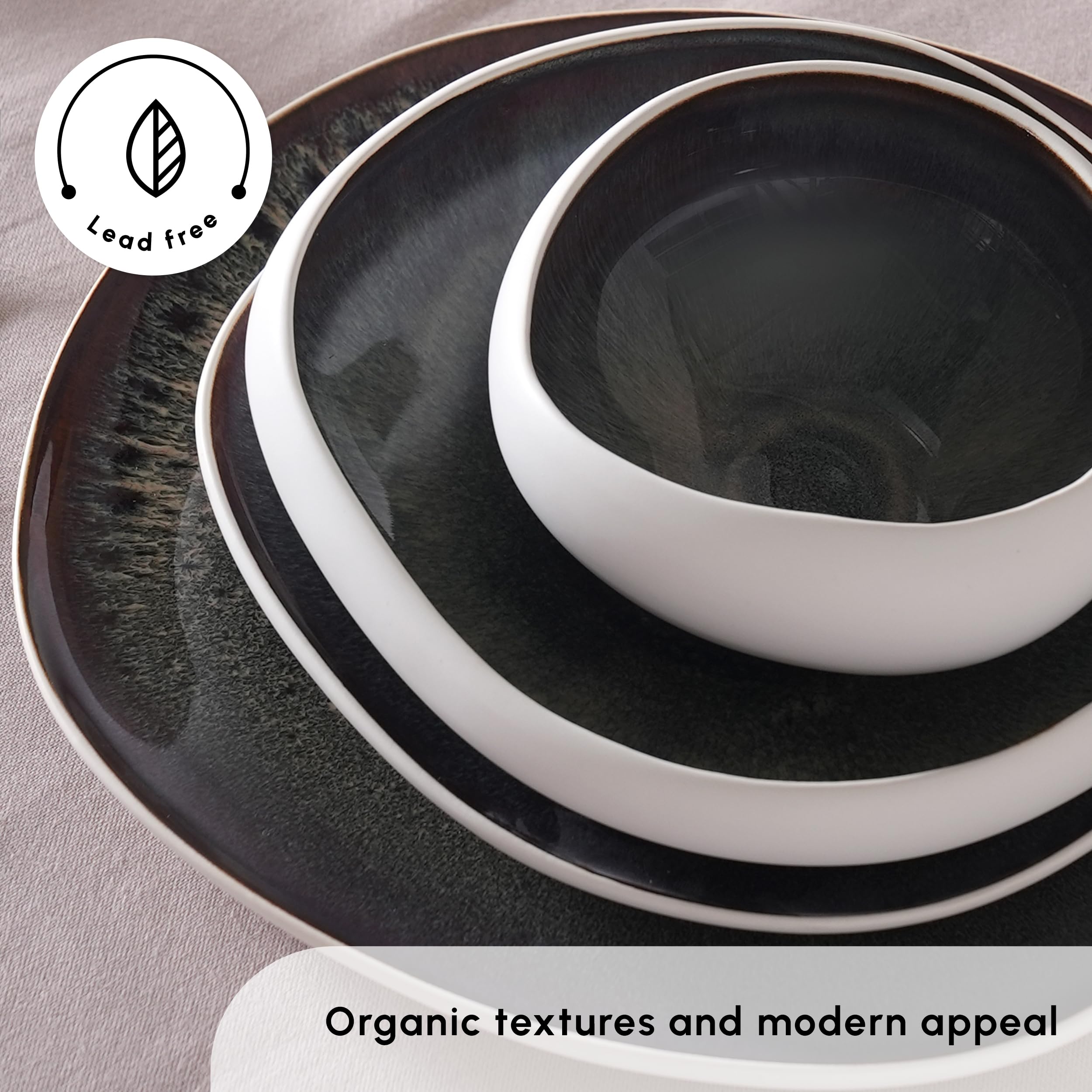 Royal Bone China Victoria 55-delige Dinnerset voor 12 Personen
