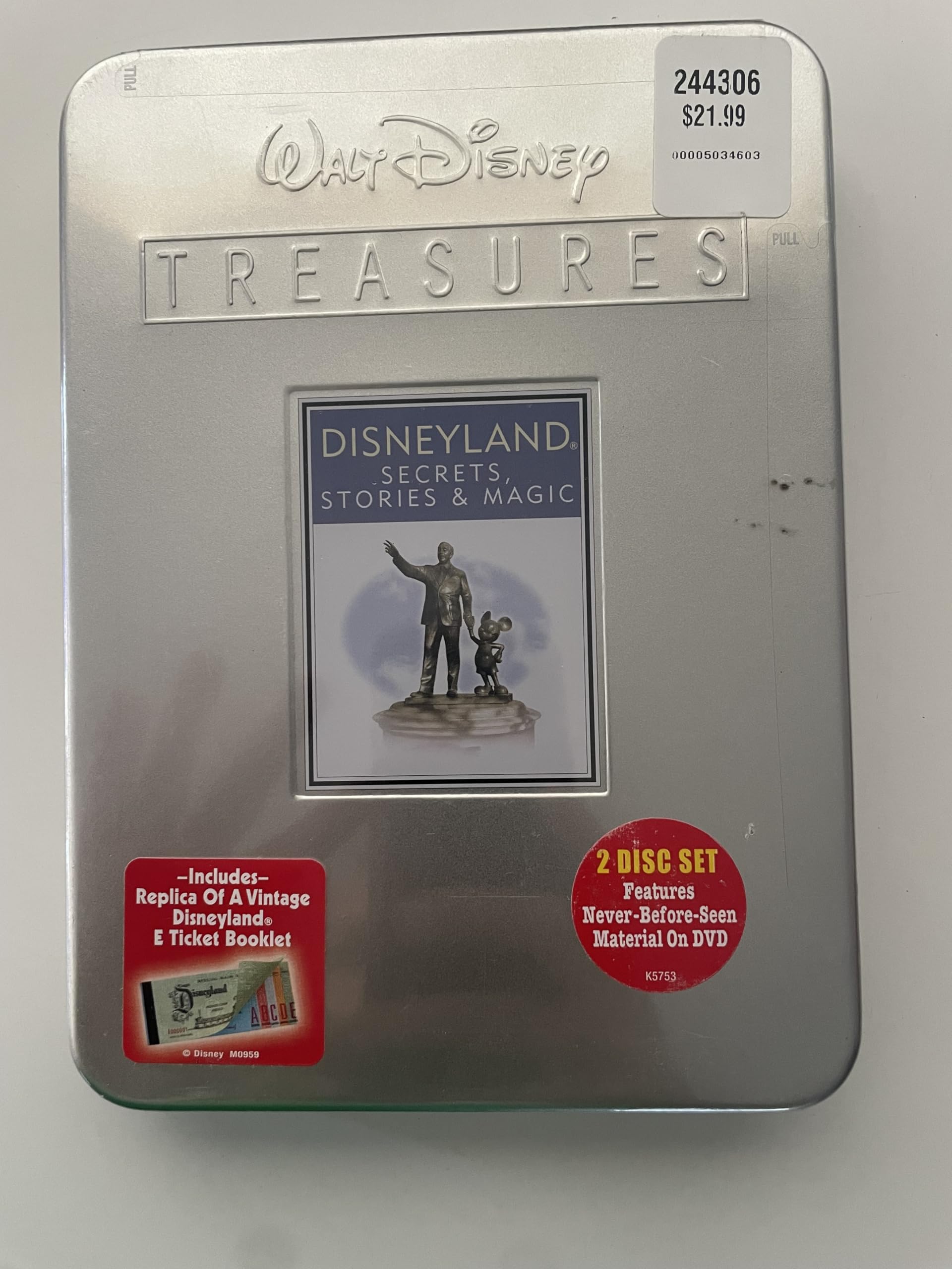Walt Disney Treasures - Disneyland - Secrets, Stories & Magic (Collector's Tin) [DVD]