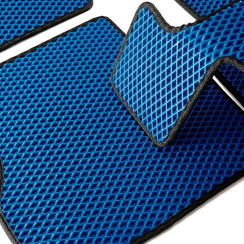 Miniatura 6 de Alfombrillas de automóvil personalizadas para todo tipo de clima para Mazda CX-3 2015-2023 - Aspecto elegante y ajuste de precisión (azul)