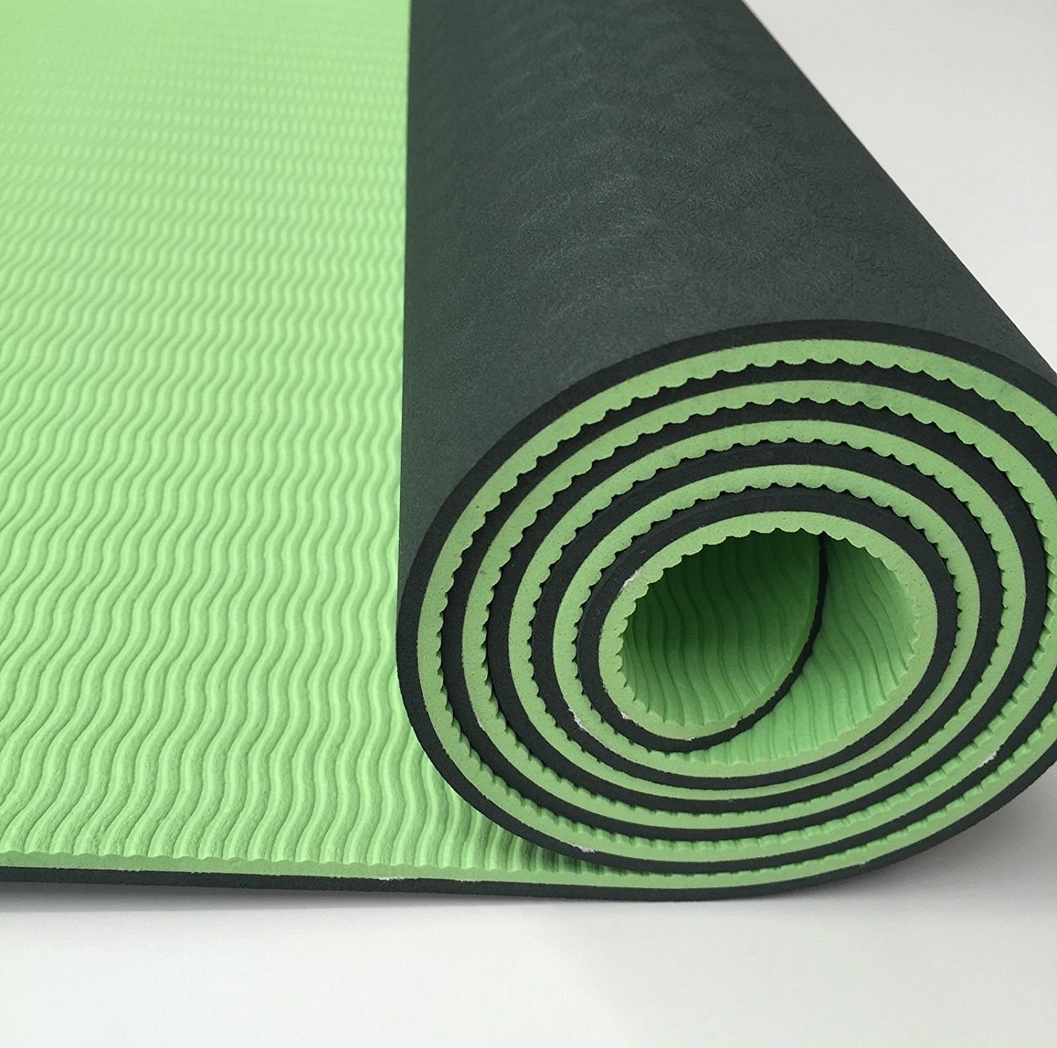 NEO GOLDLEAF Eco-Friendly Double Textures TPE Yoga Mat (Green) (B01JJ0B71W) Amazon Price History, Amazon Price Tracker