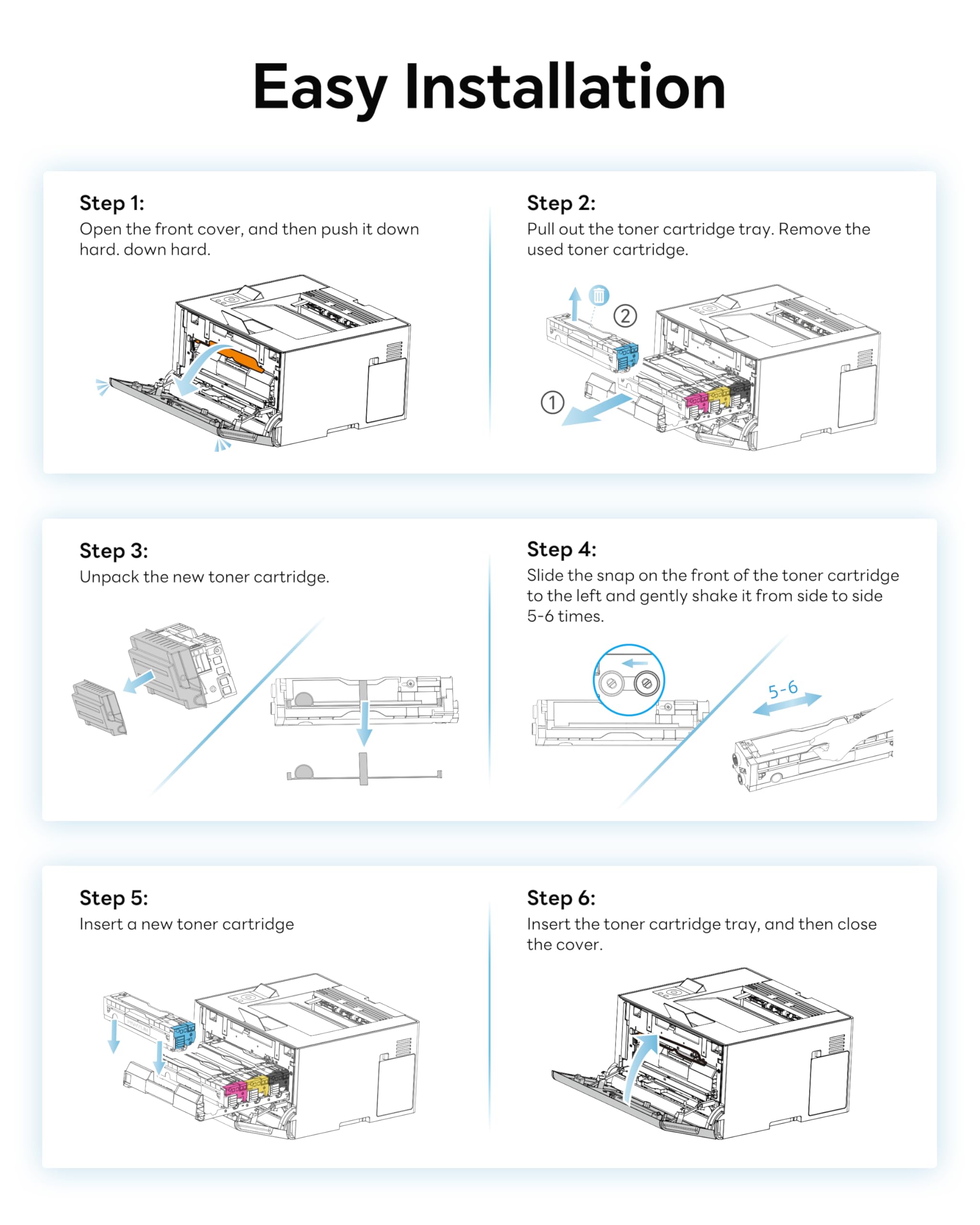 PANTUM CTL-A2100K Originale Cartuccia toner compatibile con la stampante laser a colori CP2100DW CM2100DW CM2100ADW, Capacità 1500 pagine, 1-Pack (Nero, Standard Capacità)