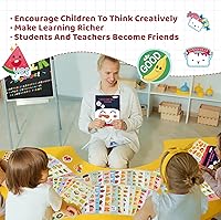 Vista 7 de HORIECHALY Calcomanías para rascar y oler para niños, Calcomanías olorosas 85 hojas 17 aromas, más de 1600 diseños perfumados con bonitos patrones