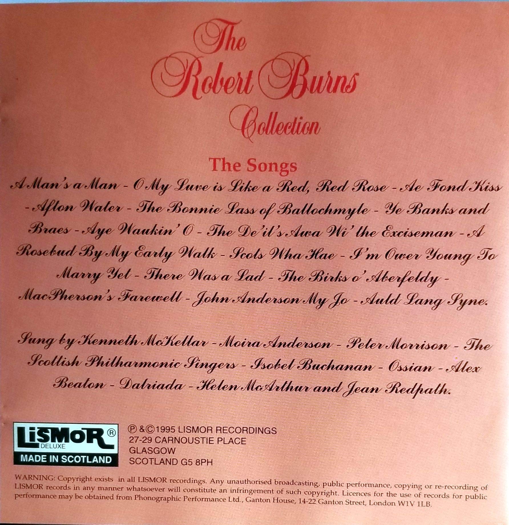 Burns Collection-Songs