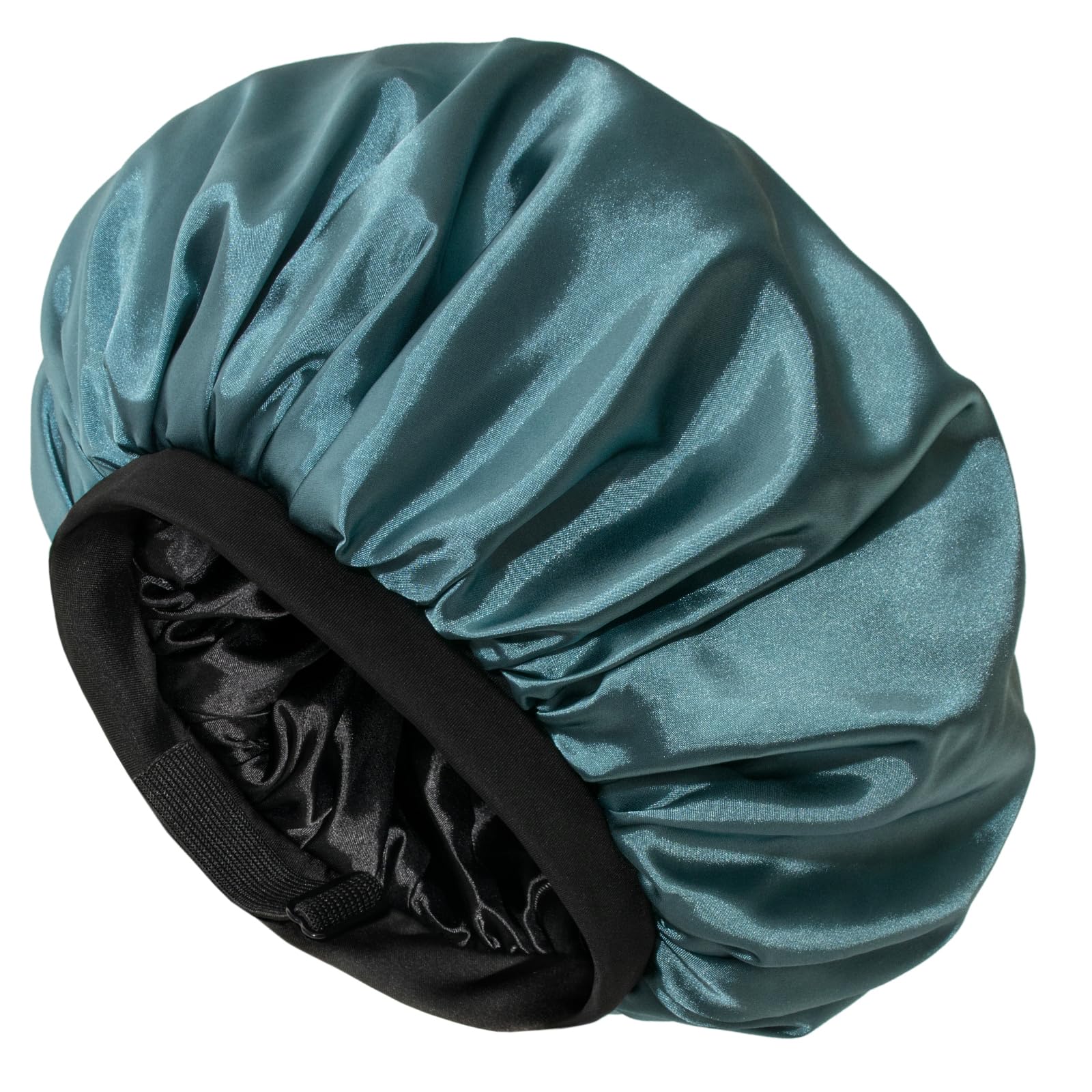 CAPLORD Double Sided Satin Bonnet for Sleeping - Adjustable Silk Sleep Cap for Women and Men
