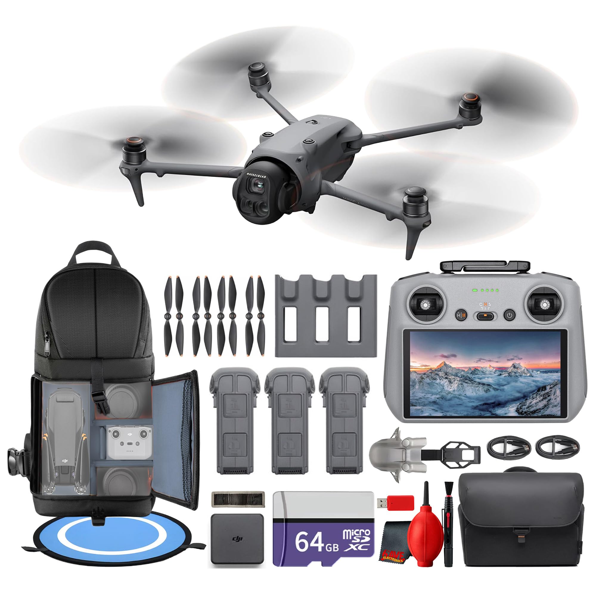Mavic 4 Pro Drone Fly More Combo Professional Aerial Camera | Advanced Obstacle Avoidance…