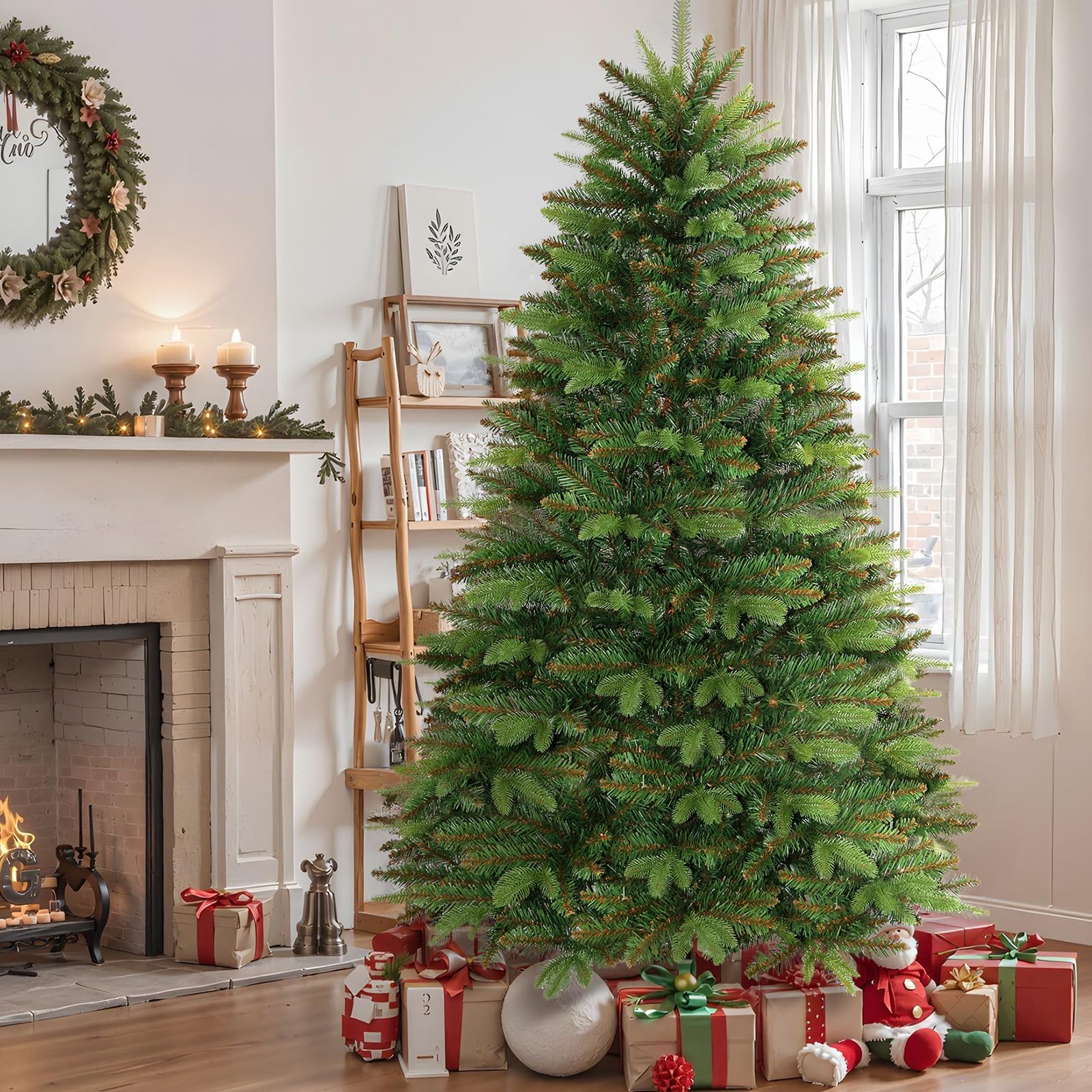SHareconn 6.9ft Premium Artificial Christmas Tree, Perfect Decor for Xmas