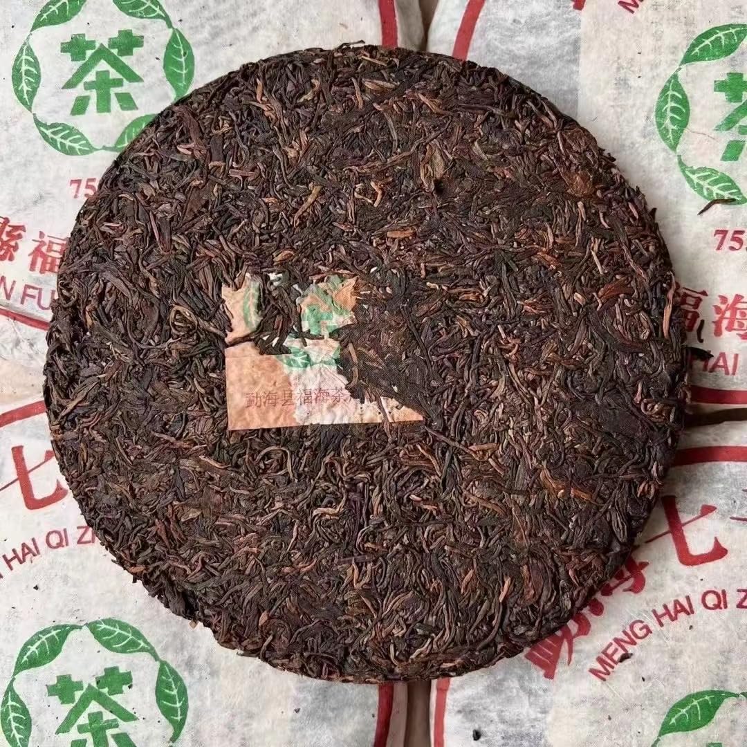 Fuhai 7536 2005 Tè Pu-Erh Crudo (Sheng) Torta, 357g