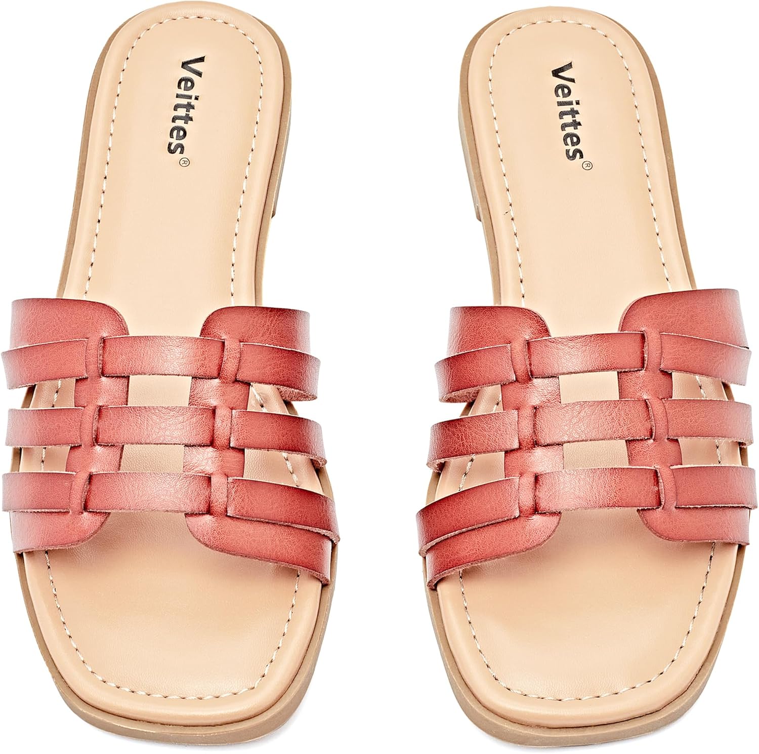 Classic flat slide sandals for women, perfect for summer wear