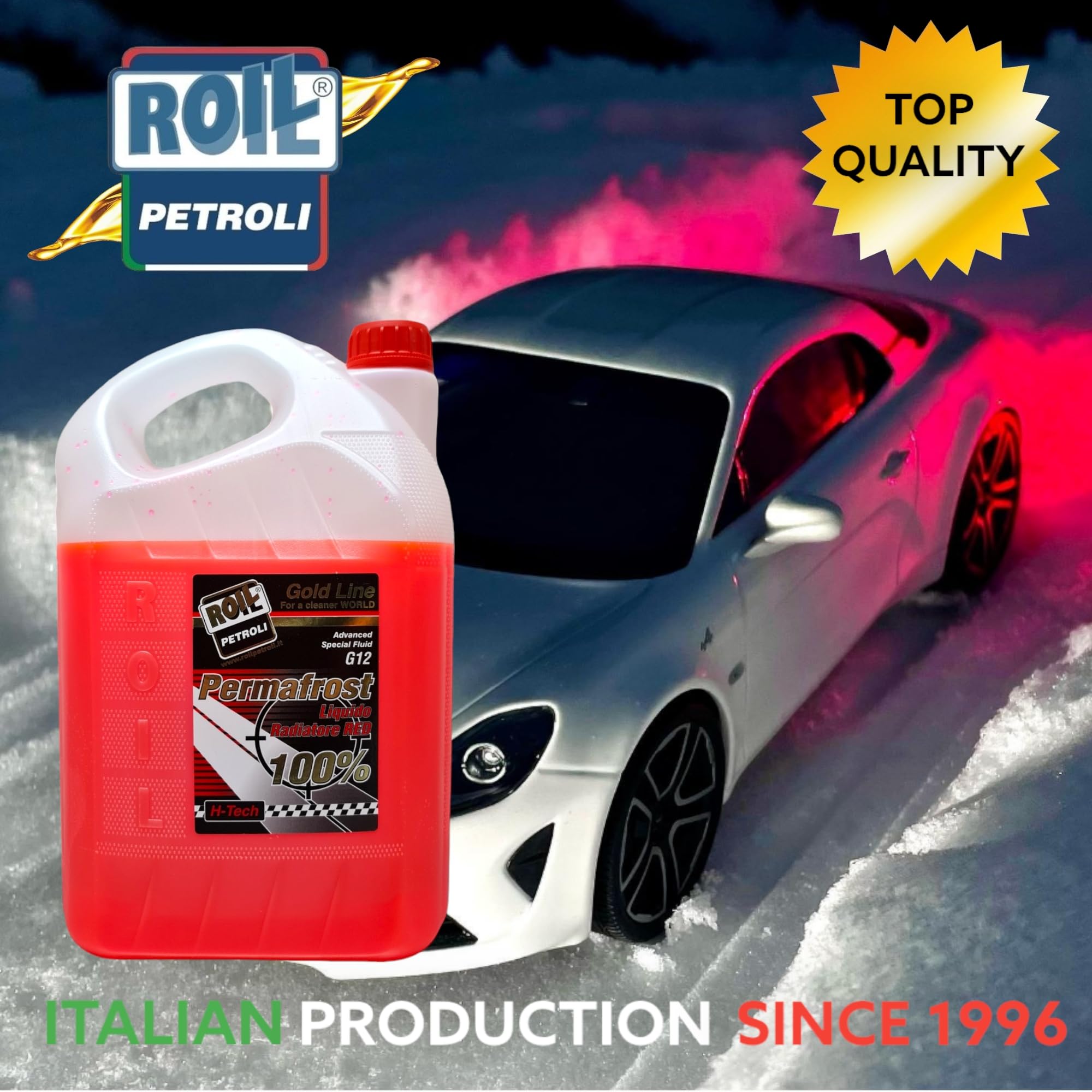 Eni antigelo rosso e blu per protezione congelamento liquidi Eni antigelo rosso e blu per protezione congelamento liquidi