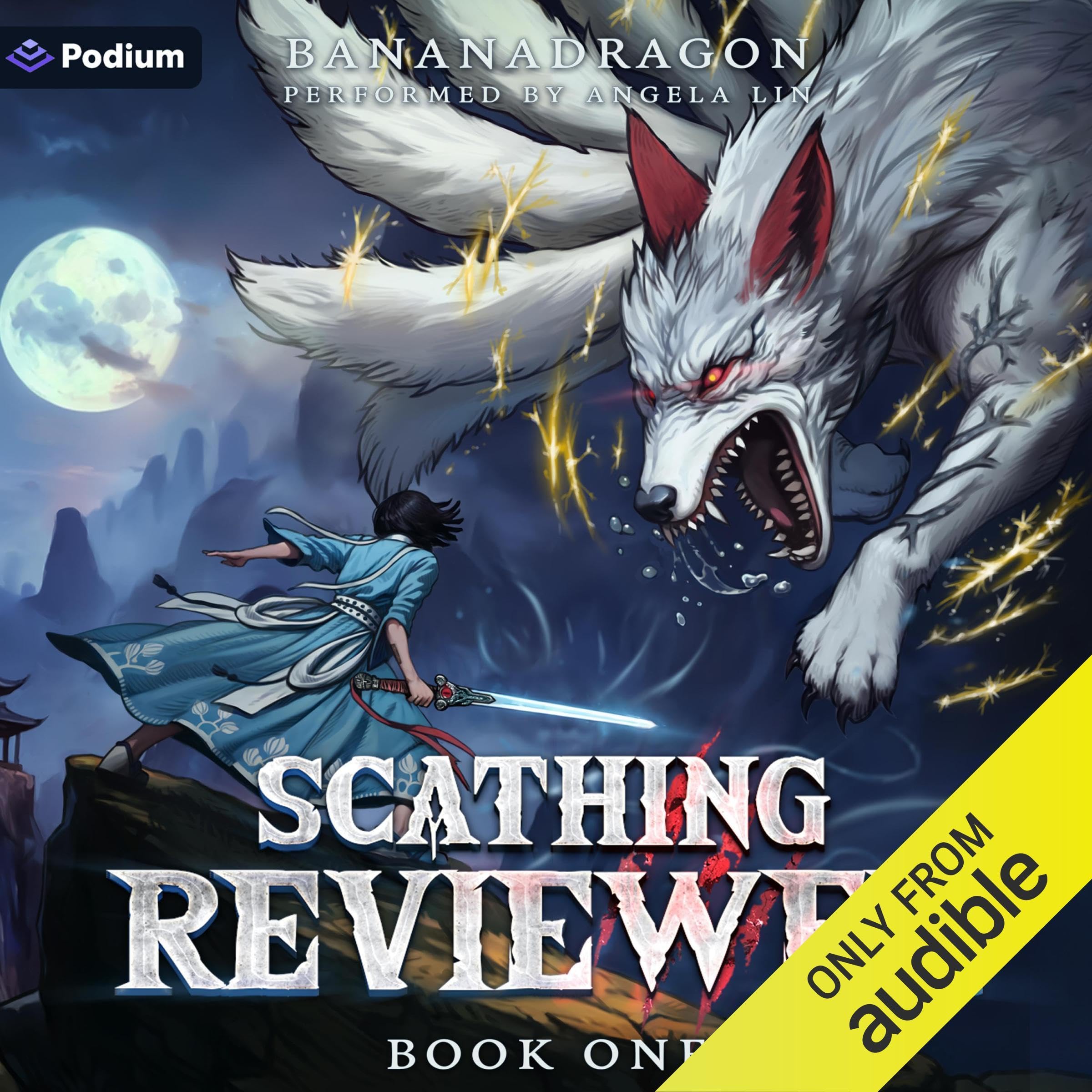 Cover art for Scathing Reviewer: A Satirical LitRPG Progression Fantasy
