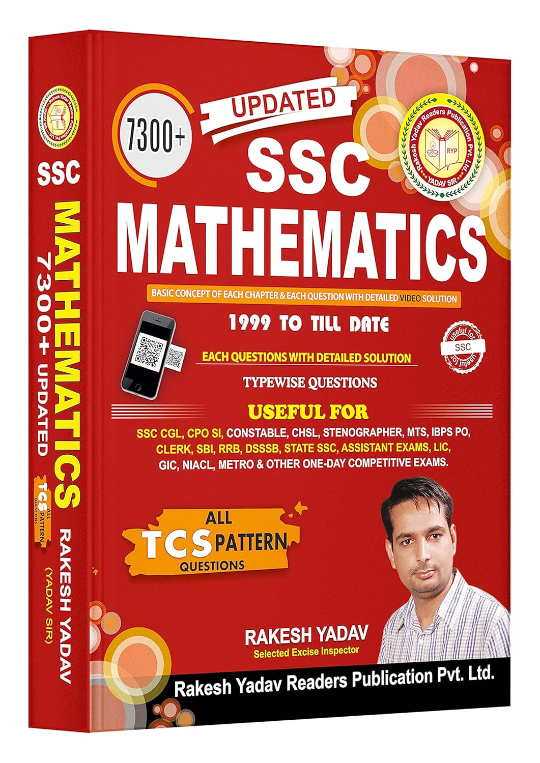 Buy SSC CGL Book Maths 7300+ For SSC By Rakesh Yadav Sir Book Online at